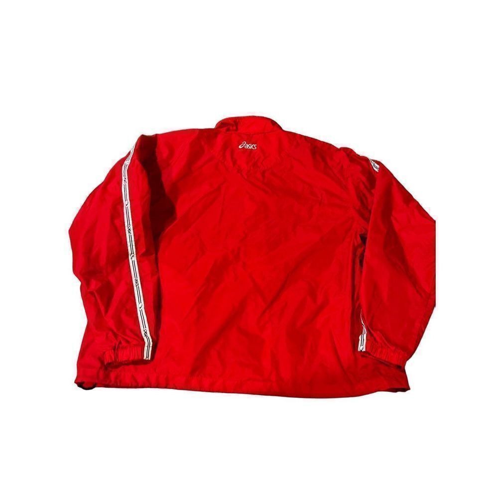 Asics Asics Red Windbreaker Jacket size Large Size US L / EU 52-54 / 3 - 2 Thumbnail