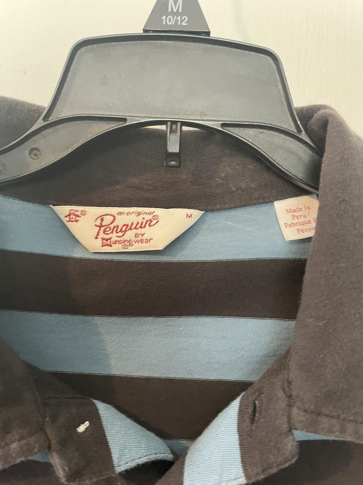 Original Penguin × Vintage Blue and Brown Penguin Medium Polo Size US M / EU 48-50 / 2 - 4 Thumbnail