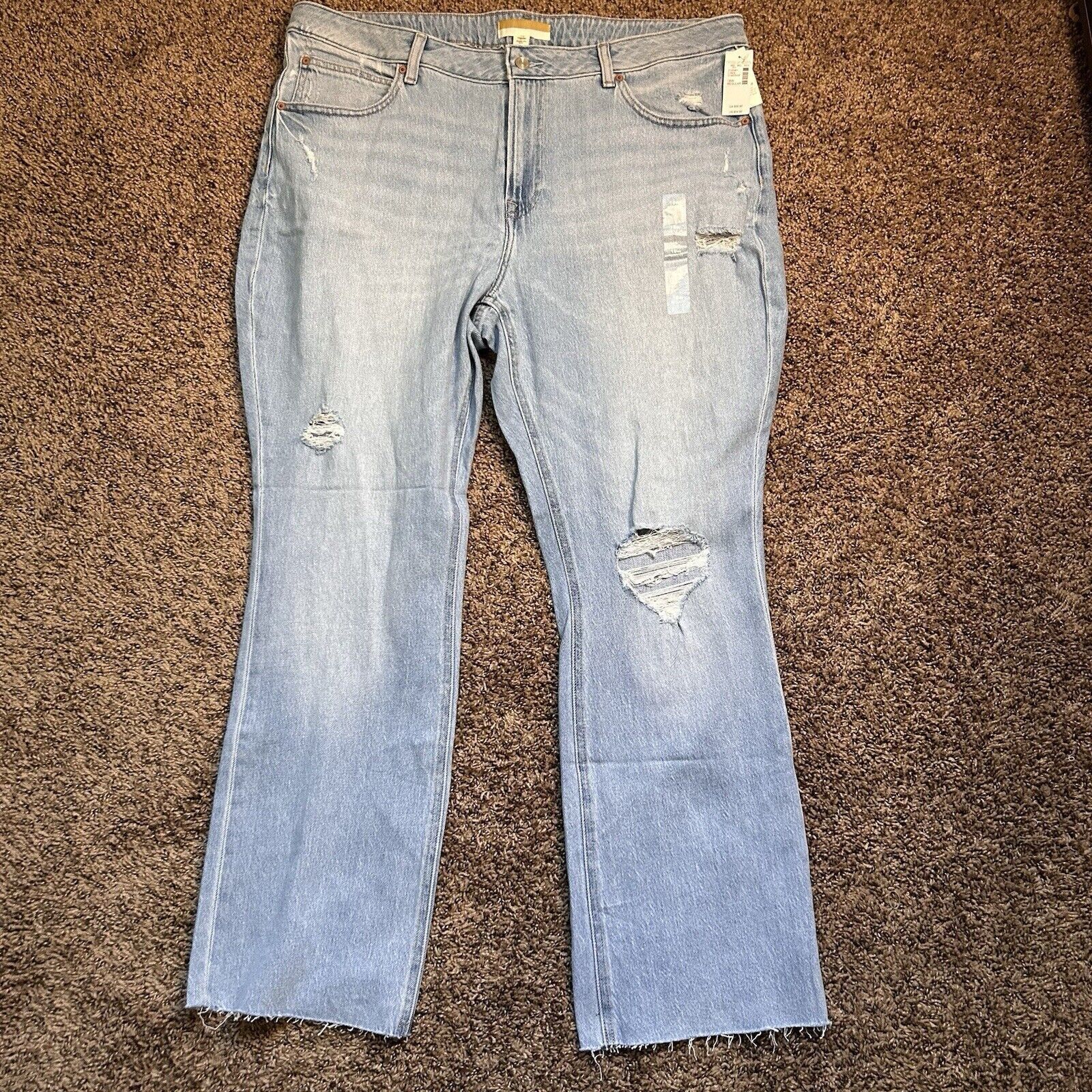 Other Goldie Blues Cheeky Slim Boot Jeans Women's 18W Blue Stretch Size 40" / US 18 - 1 Thumbnail