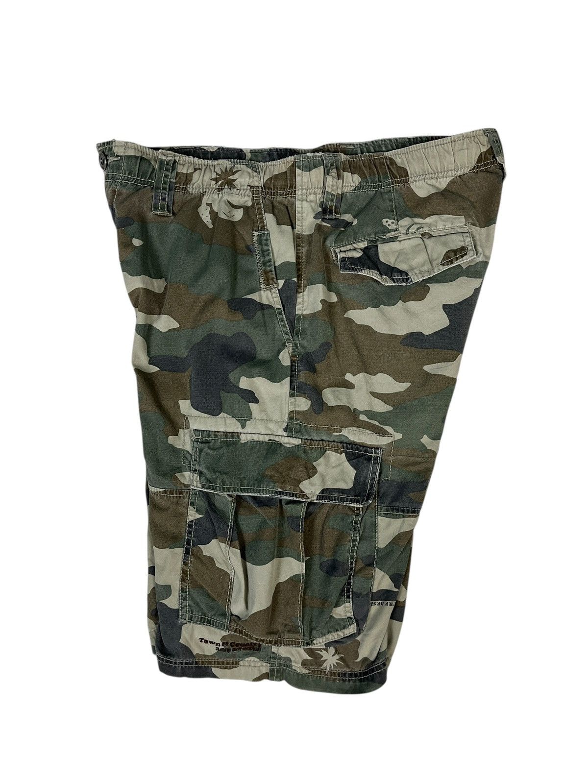 Vintage Town & Country Surf Design Camo Hawaii Cargo Shorts Size US 30 / EU 46 - 12 Thumbnail
