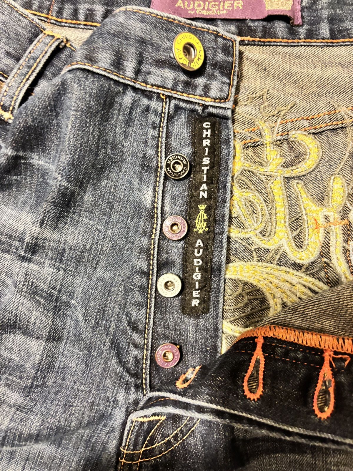 Christian Audigier × Ed Hardy × Vintage Panther denim Size US 42 / EU 58 - 10 Thumbnail