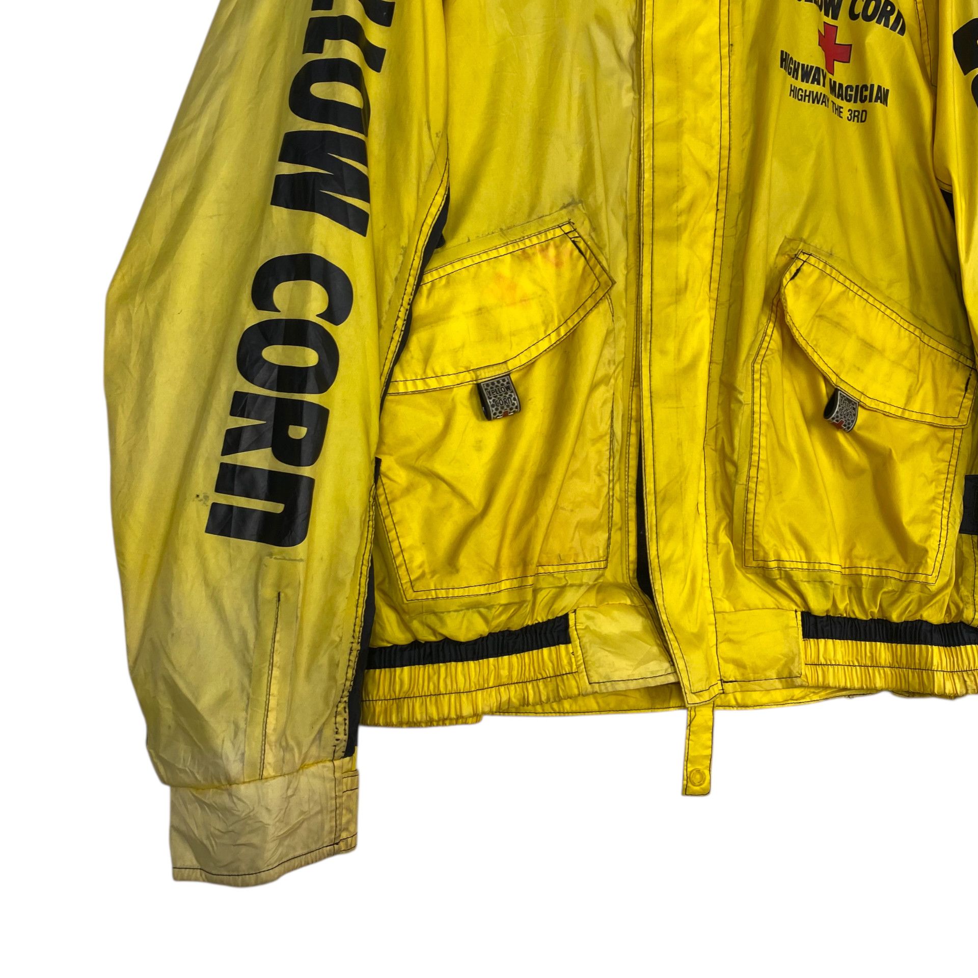 Kadoya 💥YELLOW CORN UTILITY RACING BIKER JACKET Size US XL / EU 56 / 4 - 7 Thumbnail