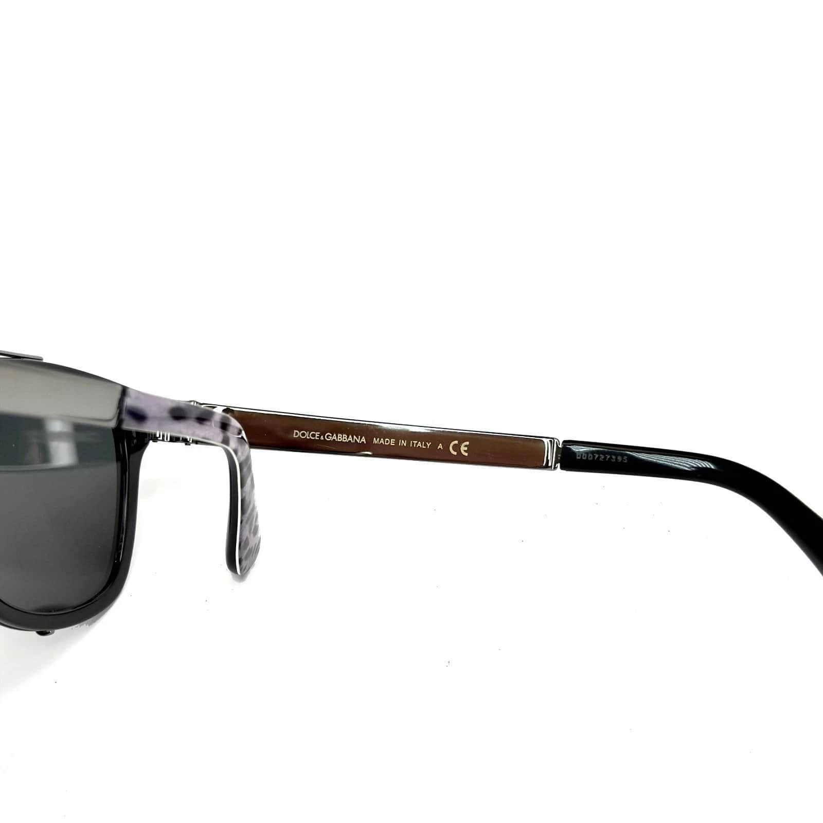 DOLCE & GABBANA DG2175 PRINT FAMILY 2175 Black Sunglasses