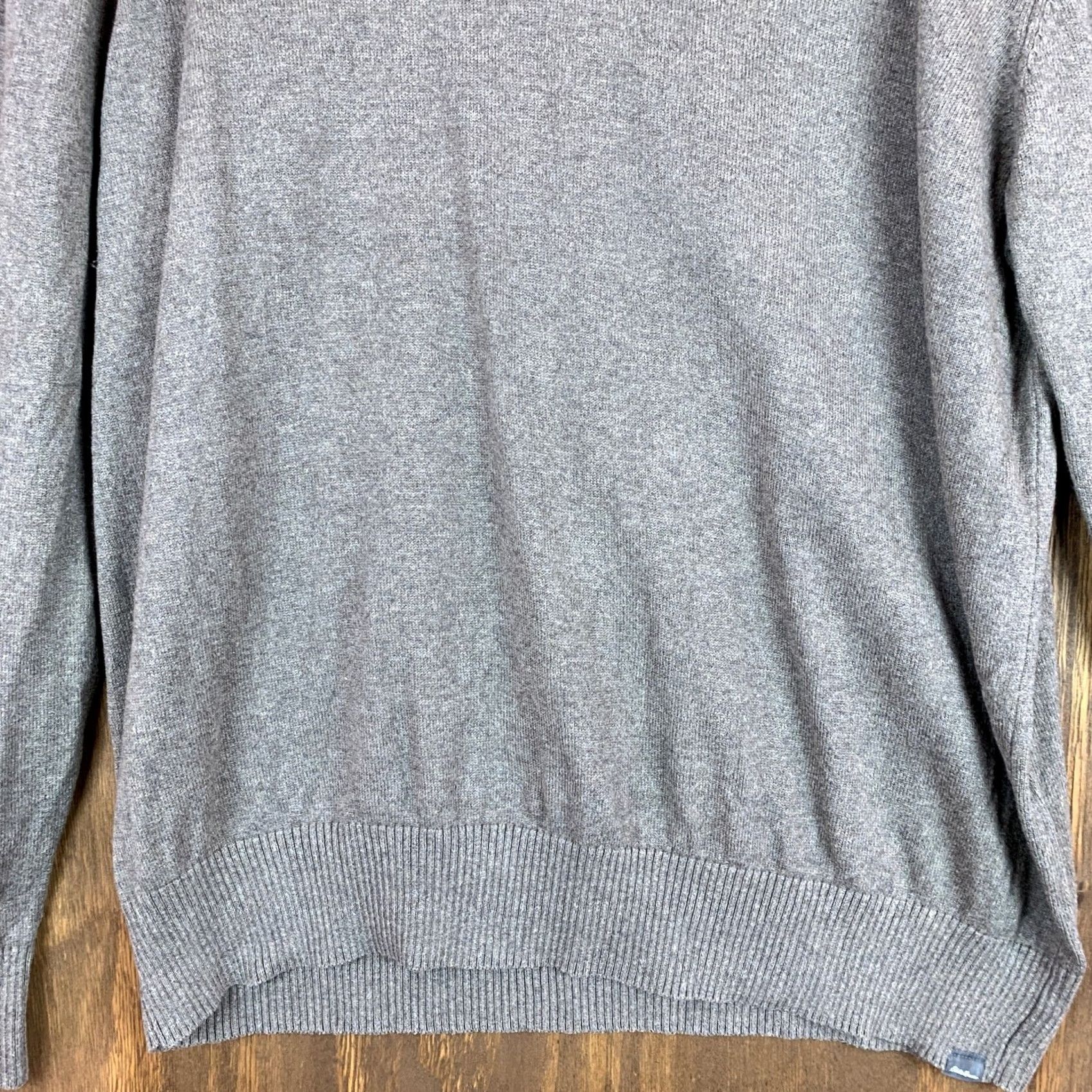 Eddie Bauer Eddie Bauer Mens Sweater Brown Cotton Cashmere VNeck Lightweight Pullover Large Size US L / EU 52-54 / 3 - 4 Thumbnail