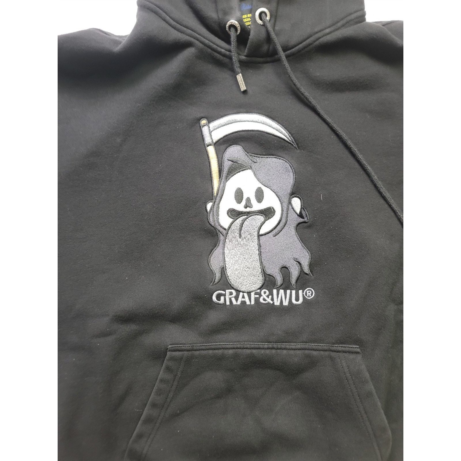 Other Graf & Wu Black Hoodie Pullover Sweatshirt Death Large Size US L / EU 52-54 / 3 - 2 Thumbnail