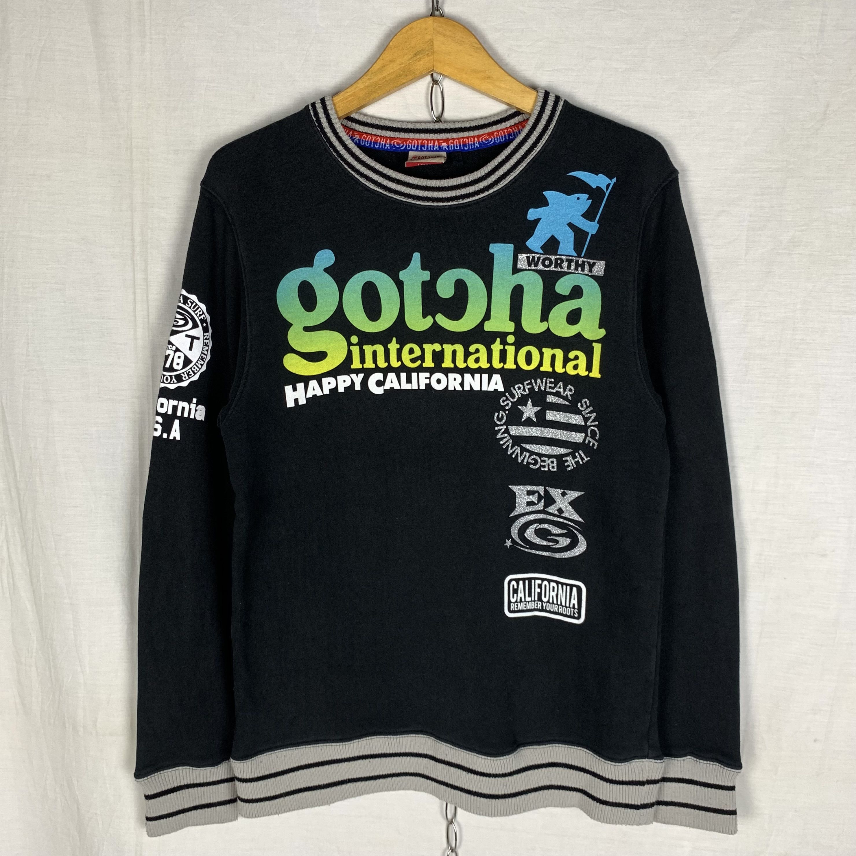 Vintage Vintage Gotcha Surf Sweatshirt Crewneck Size US L / EU 52-54 / 3 - 1 Thumbnail