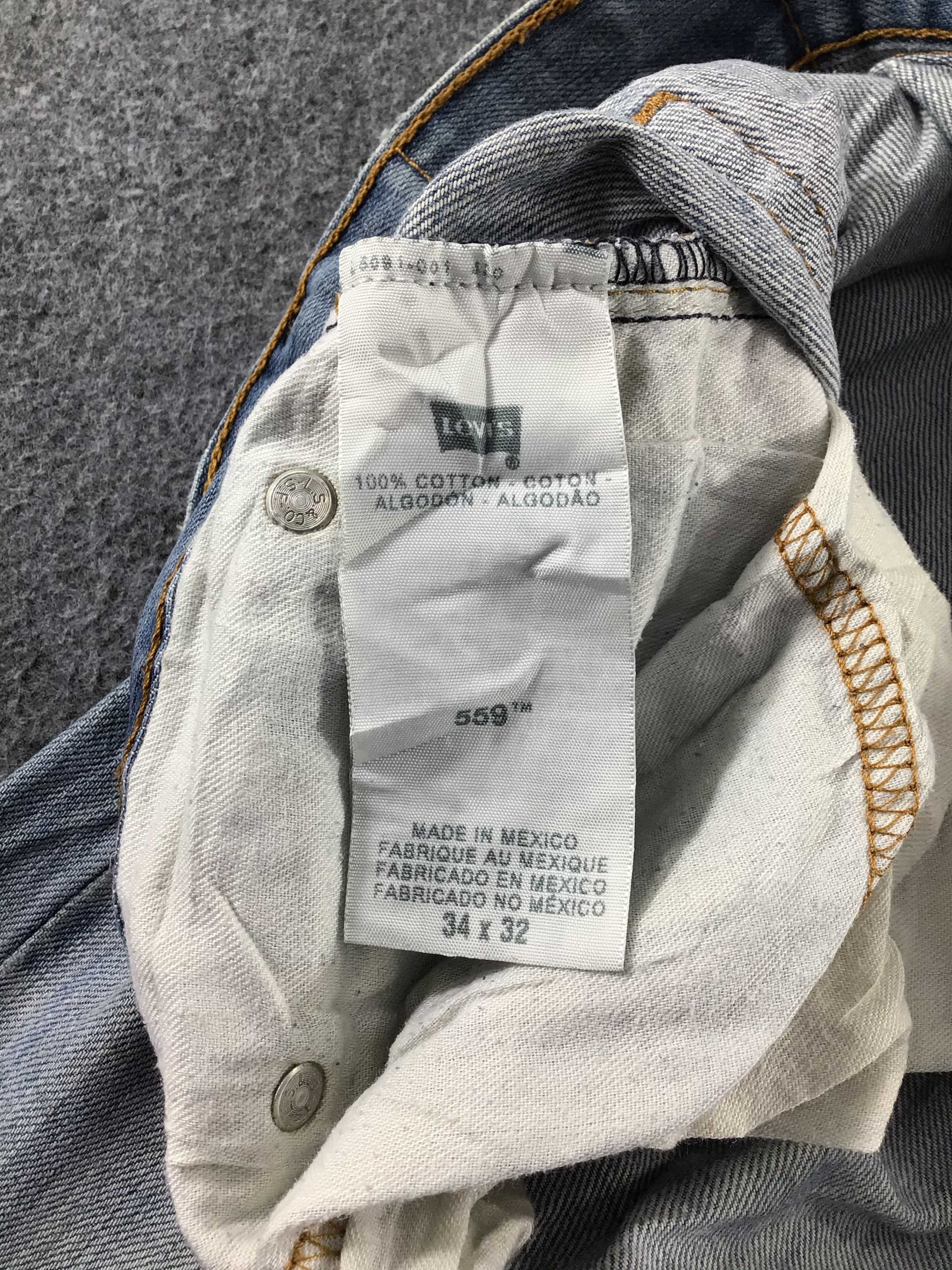 Levi's Vintage Levis 559 Jeans Distressed Denim -J482 Size US 37 - 10 Thumbnail