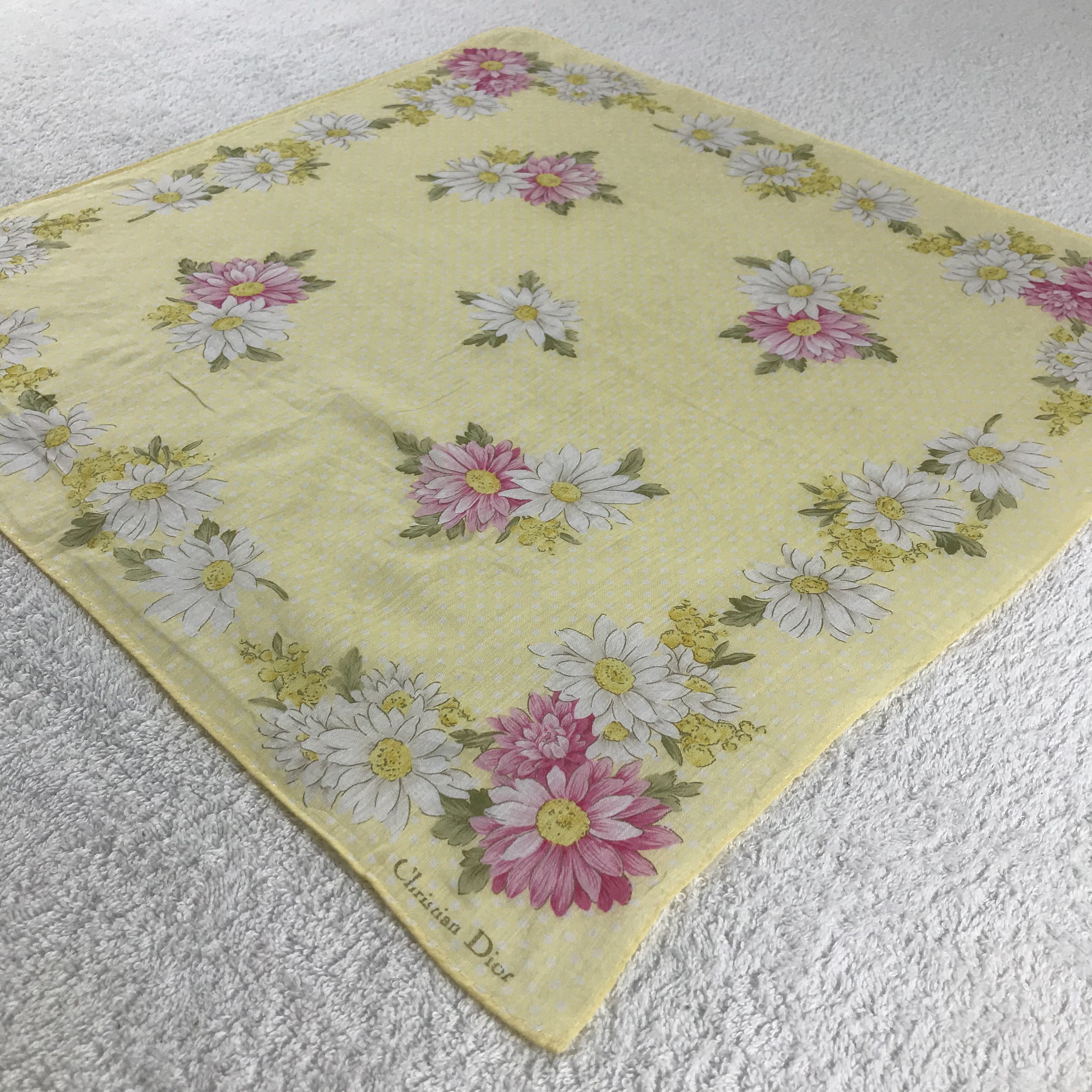 Christian Dior Monsieur × Vintage Christian Dior Bandana / Handkerchief / Neckerchief - S343 Size ONE SIZE - 2 Thumbnail
