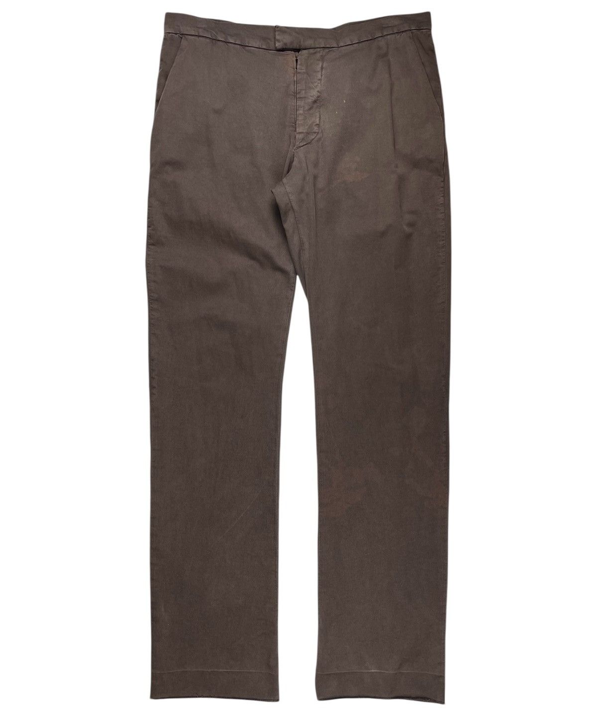 SS06 Maison Margiela Brown Straight Leg Pants Trousers
