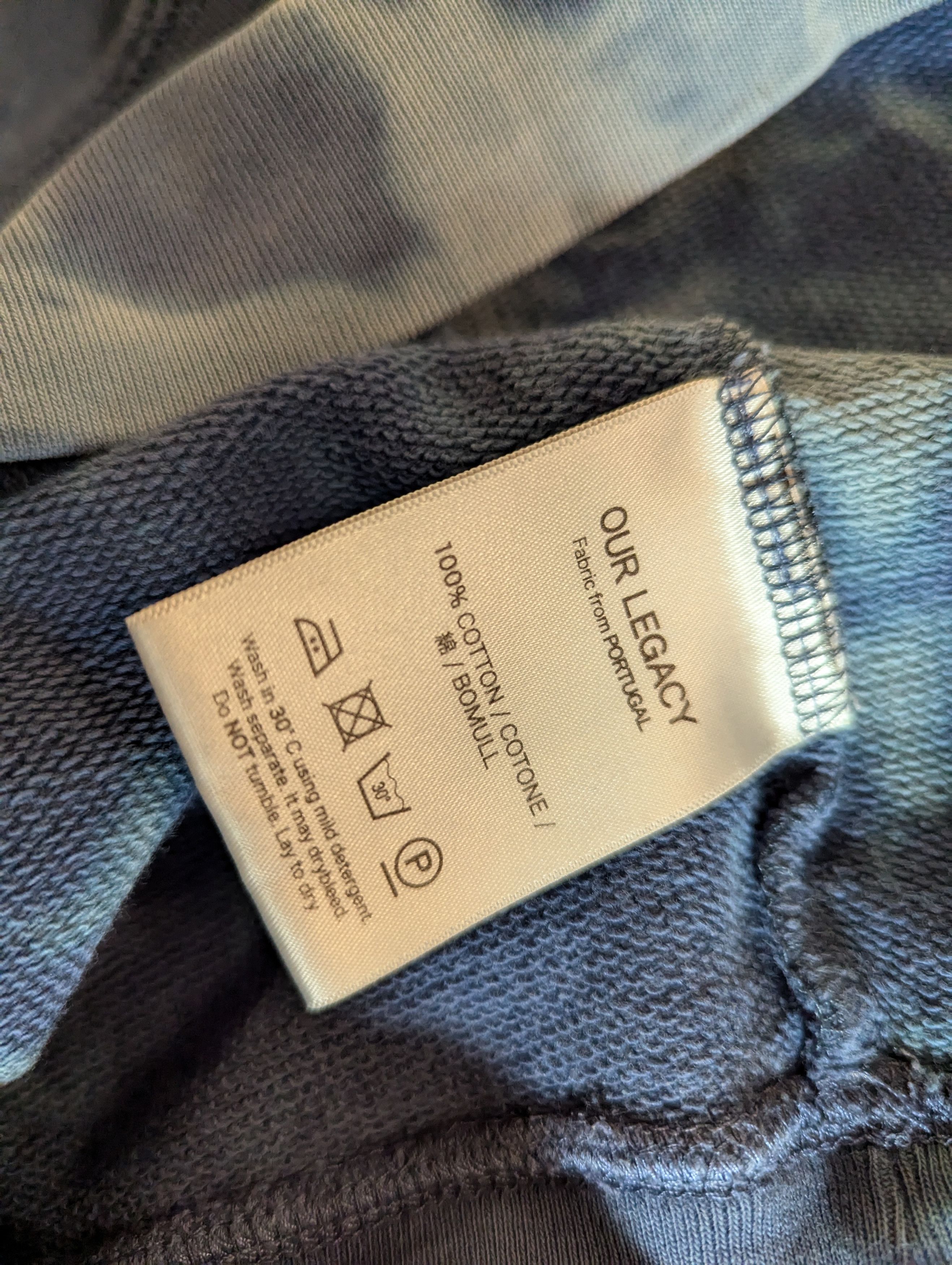 Our Legacy Men's Fleece Pants Grey main image 1