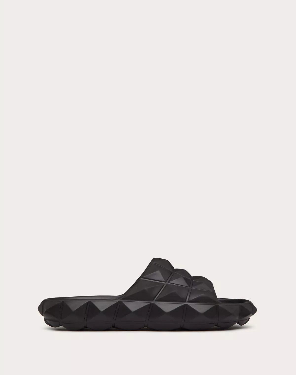 Valentino oc11z0625 Roman Stud Turtle Slide Sandal in Black Size US 7 / EU 40 - 1 Thumbnail