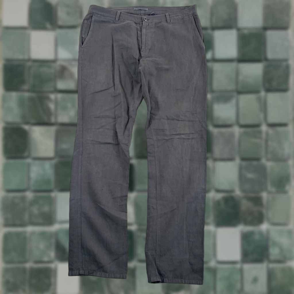 John Varvatos John Varvatos Collection Pants Men 36x34 Grey Linen Blend Dress Pants Regular Straight Modern City Rock Men 36 Regular Gray Size US 36 / EU 52 - 1 Thumbnail