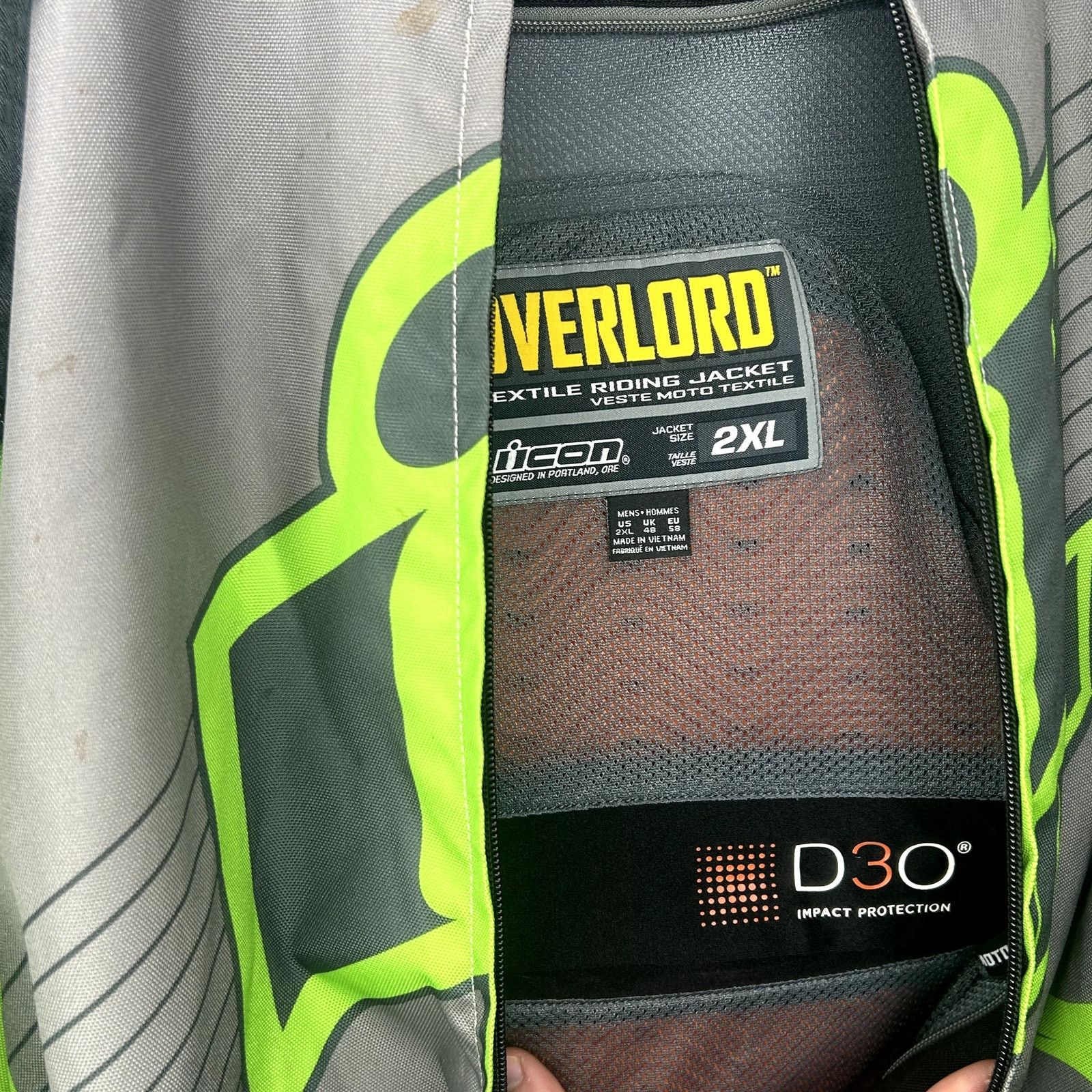 Vintage Icon Overlord Moto / Racing Jacket XXL D30 Impact protection Size US XXL / EU 58 / 5 - 7 Thumbnail
