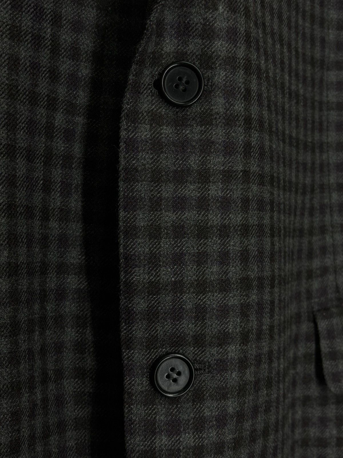 Canali Canali Wool Checkered 2 Button Blazer Jacket Size 54R - 6 Thumbnail