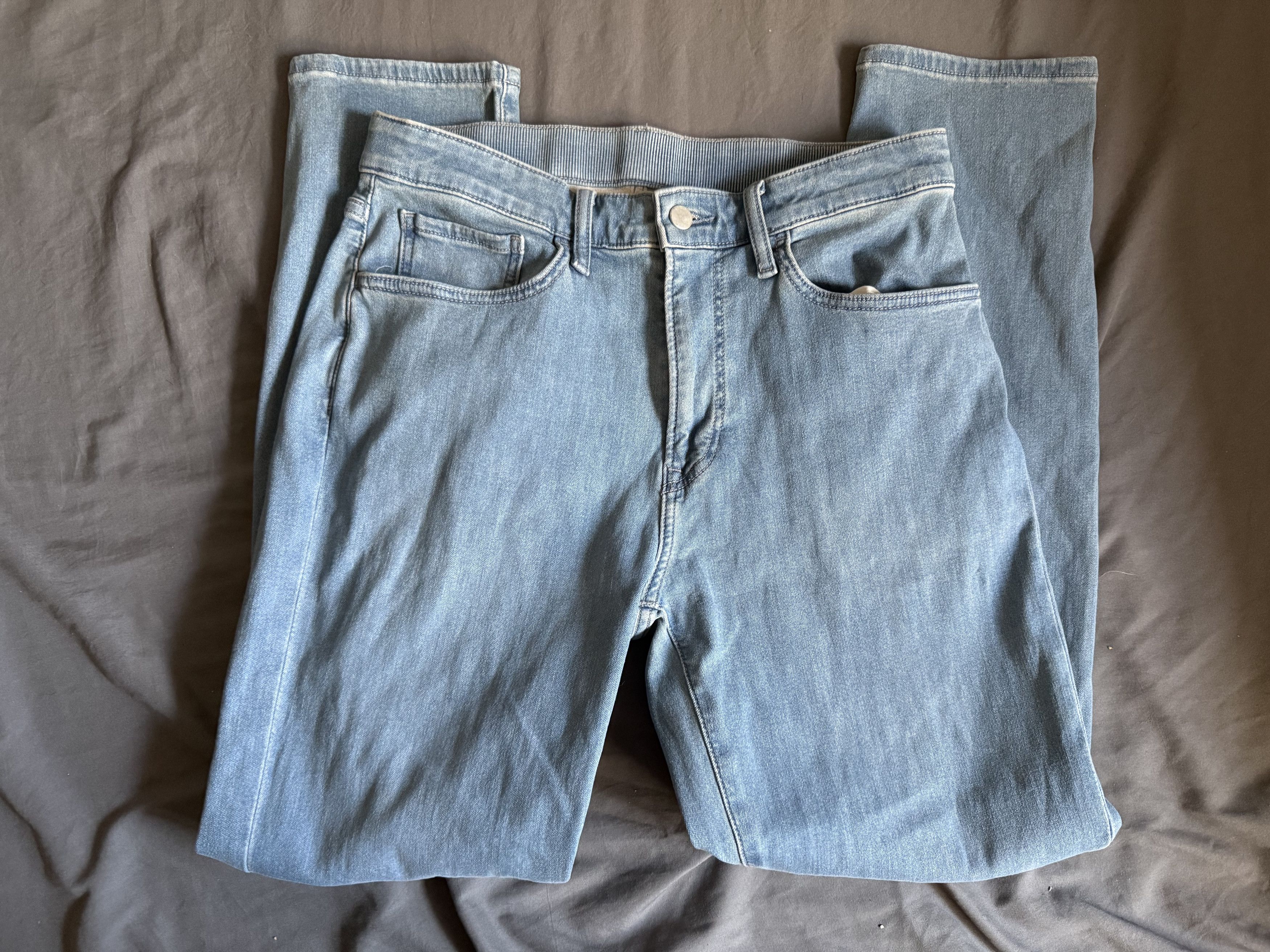 Uniqlo Uniqlo Ezy Ultra Stretch Jeans Japanese Size Slim Tapered Size US 32 / EU 48 - 3 Thumbnail