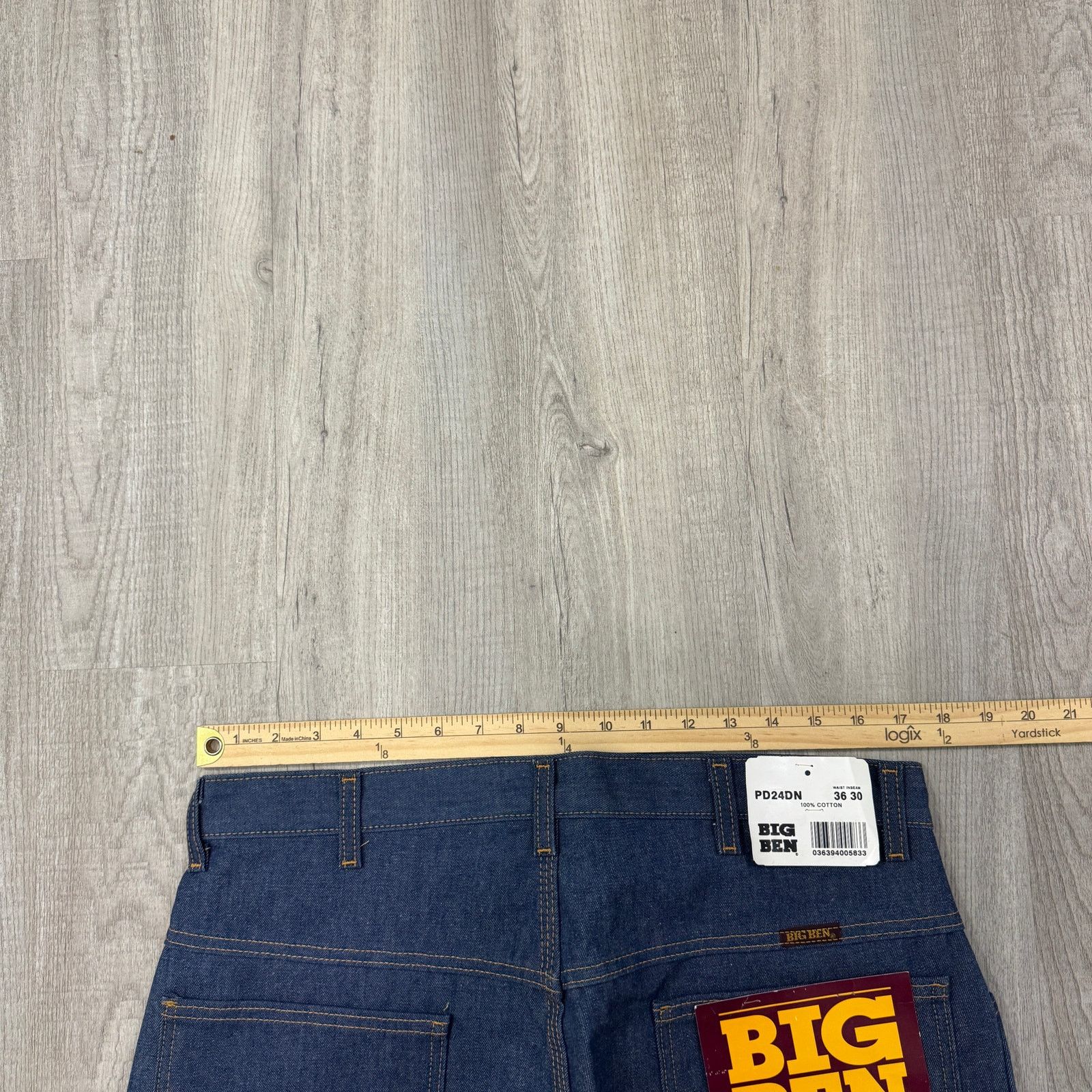 Vintage NEW Vintage Big Ben Dungarees Jeans Men's 36x30 Blue Size US 36 / EU 52 - 6 Thumbnail