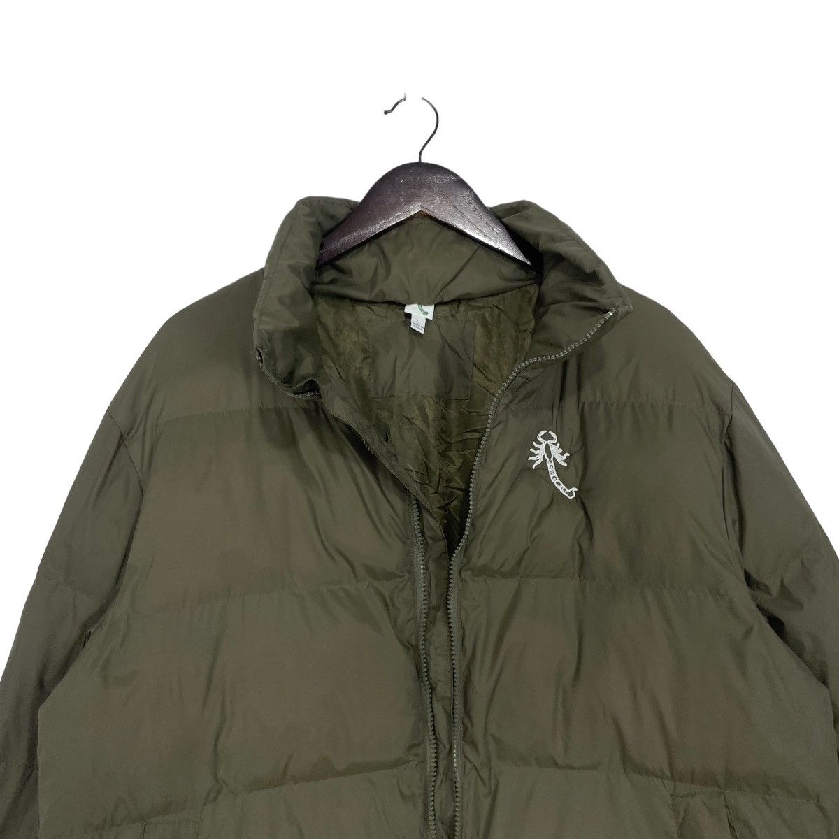 If Six Was Nine Vintage Scorpion Puffer Down Jacket Small Logo Full Zipp Size US L / EU 52-54 / 3 - 7 Thumbnail