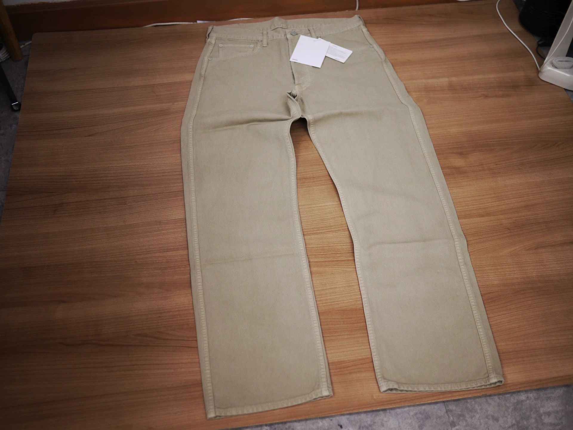 Visvim Visvim 23SS Fluxus DMGD Beige Dry Pique Size 1 Size US 30 / EU 46 - 2 Thumbnail