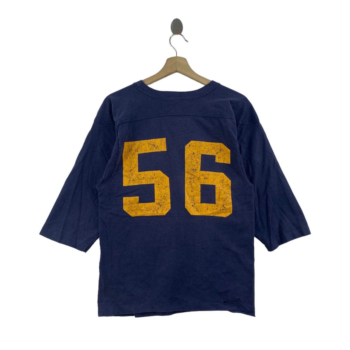 Other UNIVERSITY 56 BLACKIES Print Three Quater Sleeve Navy Shirt Size US S / EU 44-46 / 1 - 3 Thumbnail