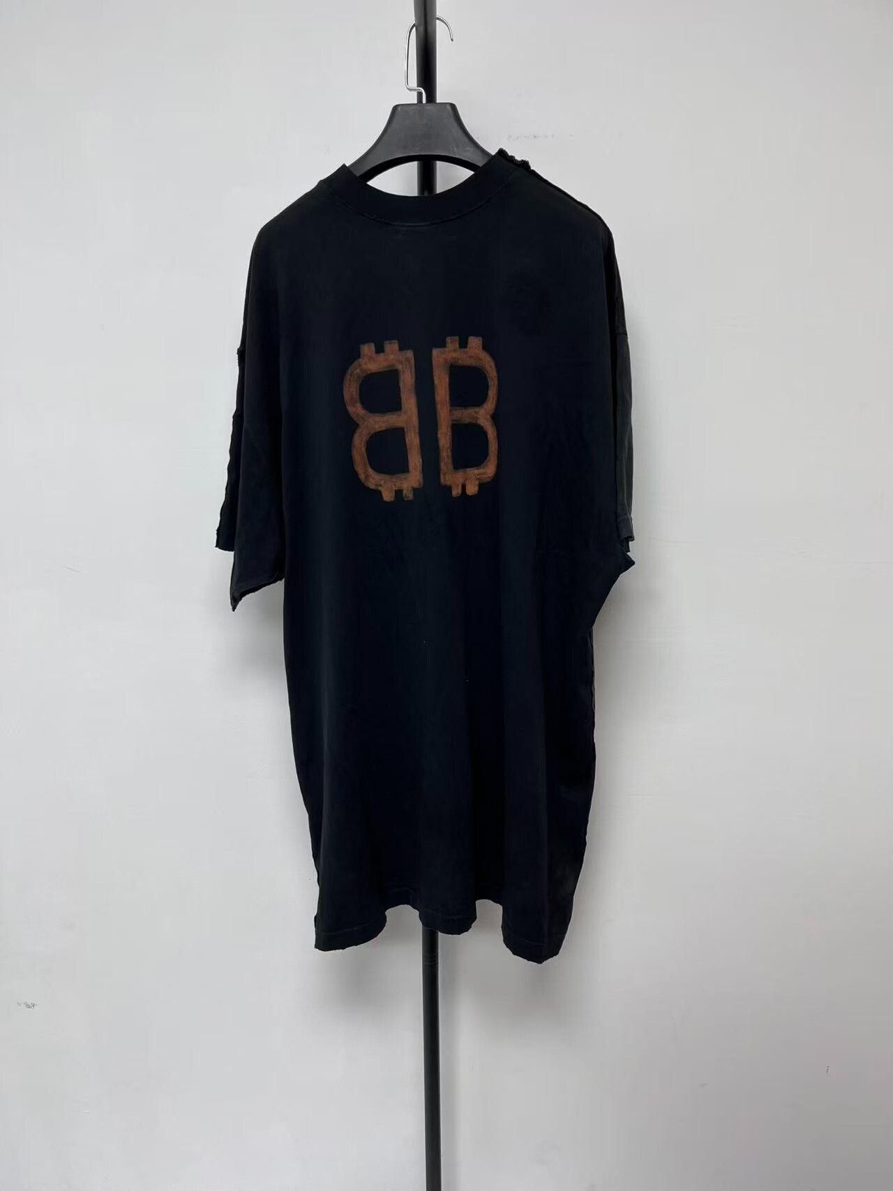 Balenciaga Balenciaga Letter Print Casual Short Sleeve T-Shirt Size US M / EU 48-50 / 2 - 2 Thumbnail