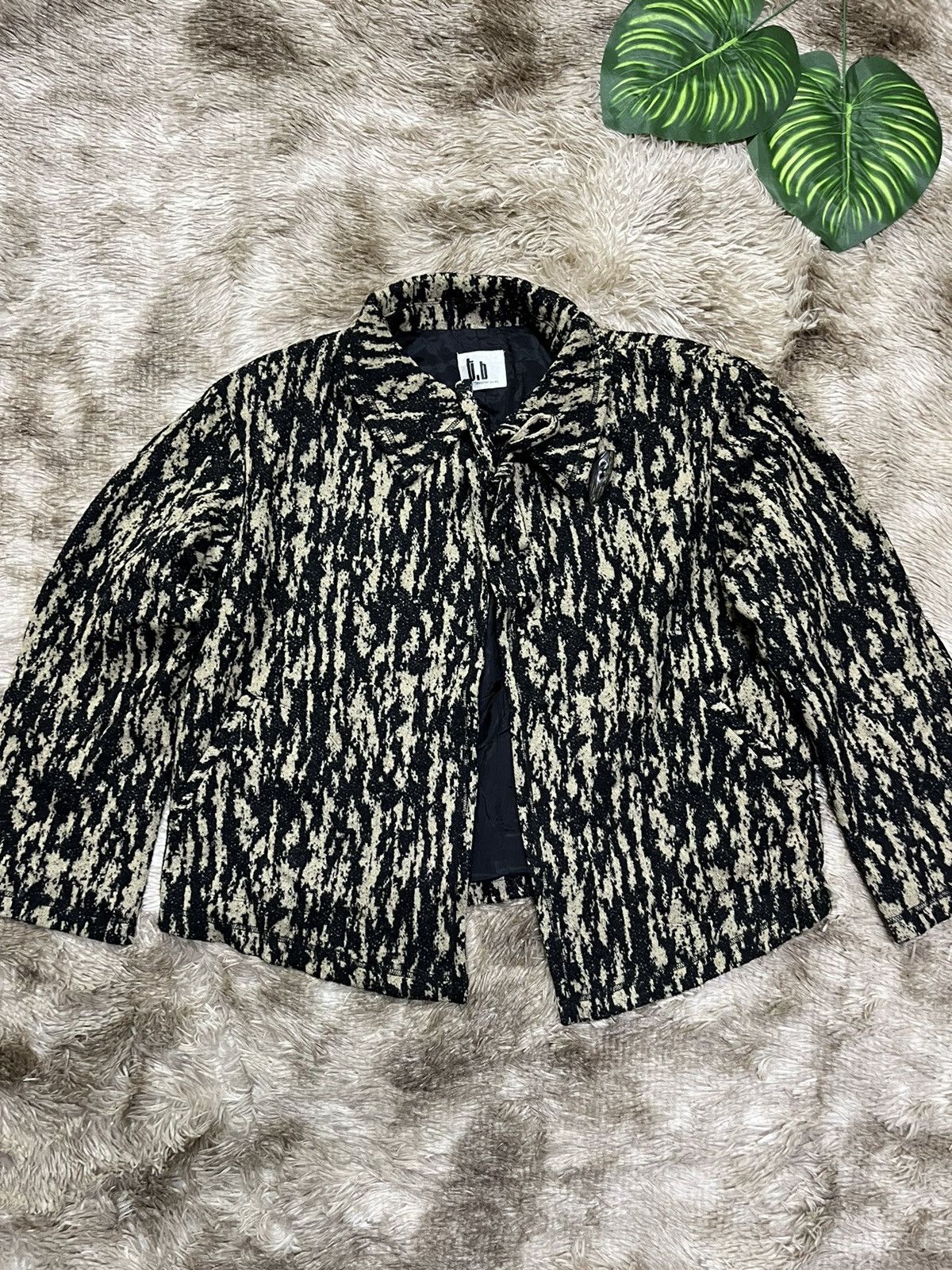 💥Teresa Van Buren Luxury Zebra Wool Jacket