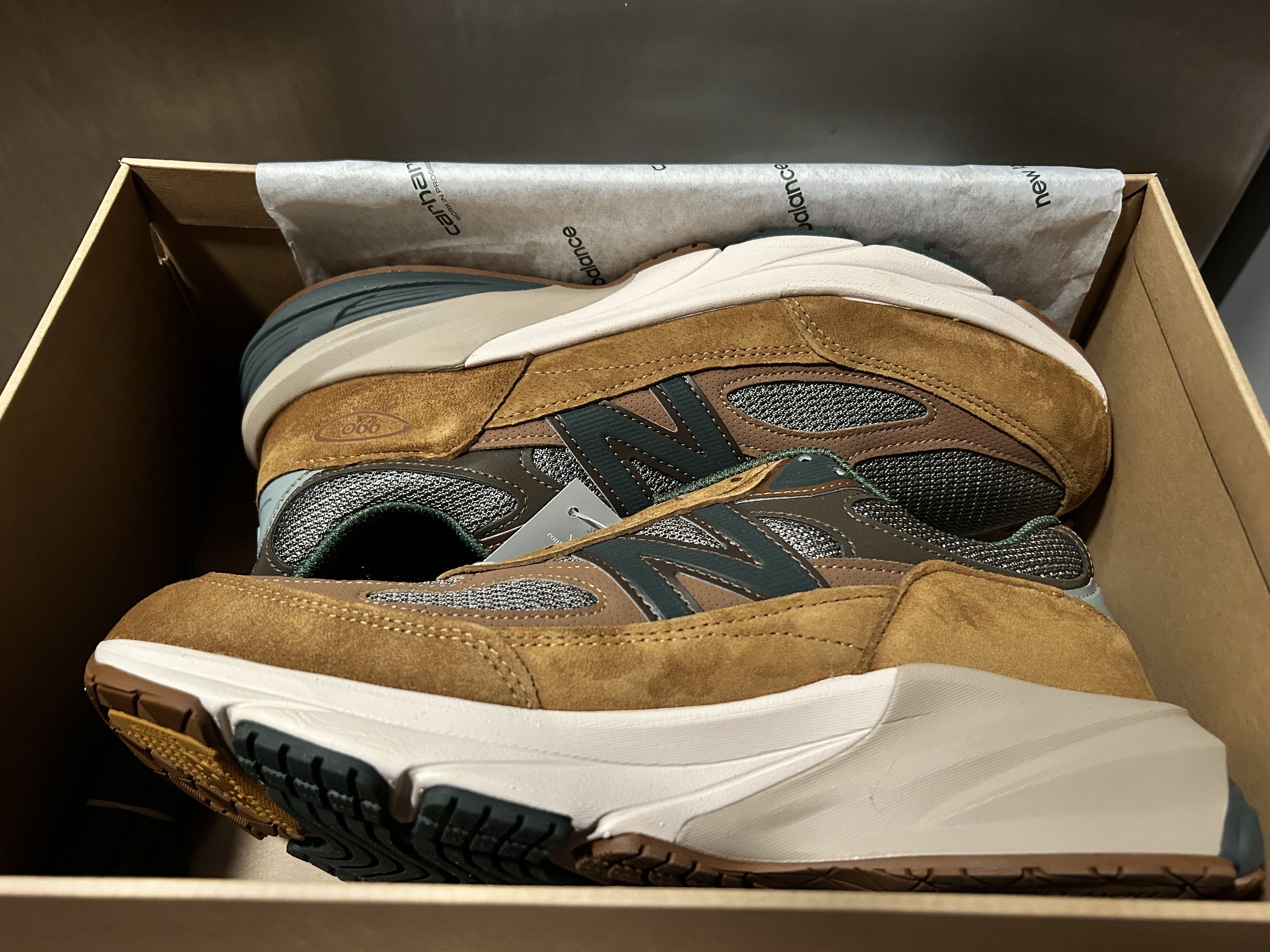 Carhartt New Balance 990v6 Carhartt WIP Sculpture Center Size US 10 / EU 43 - 5 Thumbnail