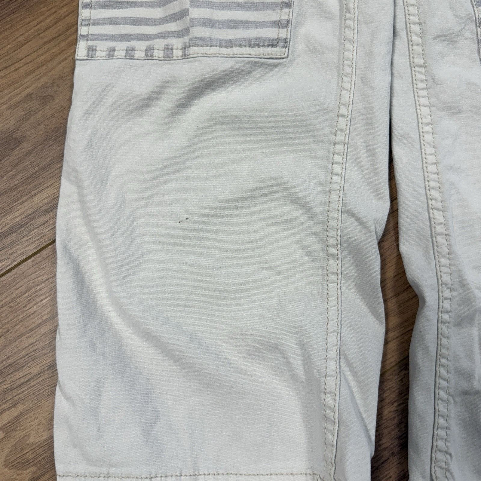 Anthropologie Pilcro Anthropologie Pants Womens 31 White Striped Size 31" - 5 Thumbnail