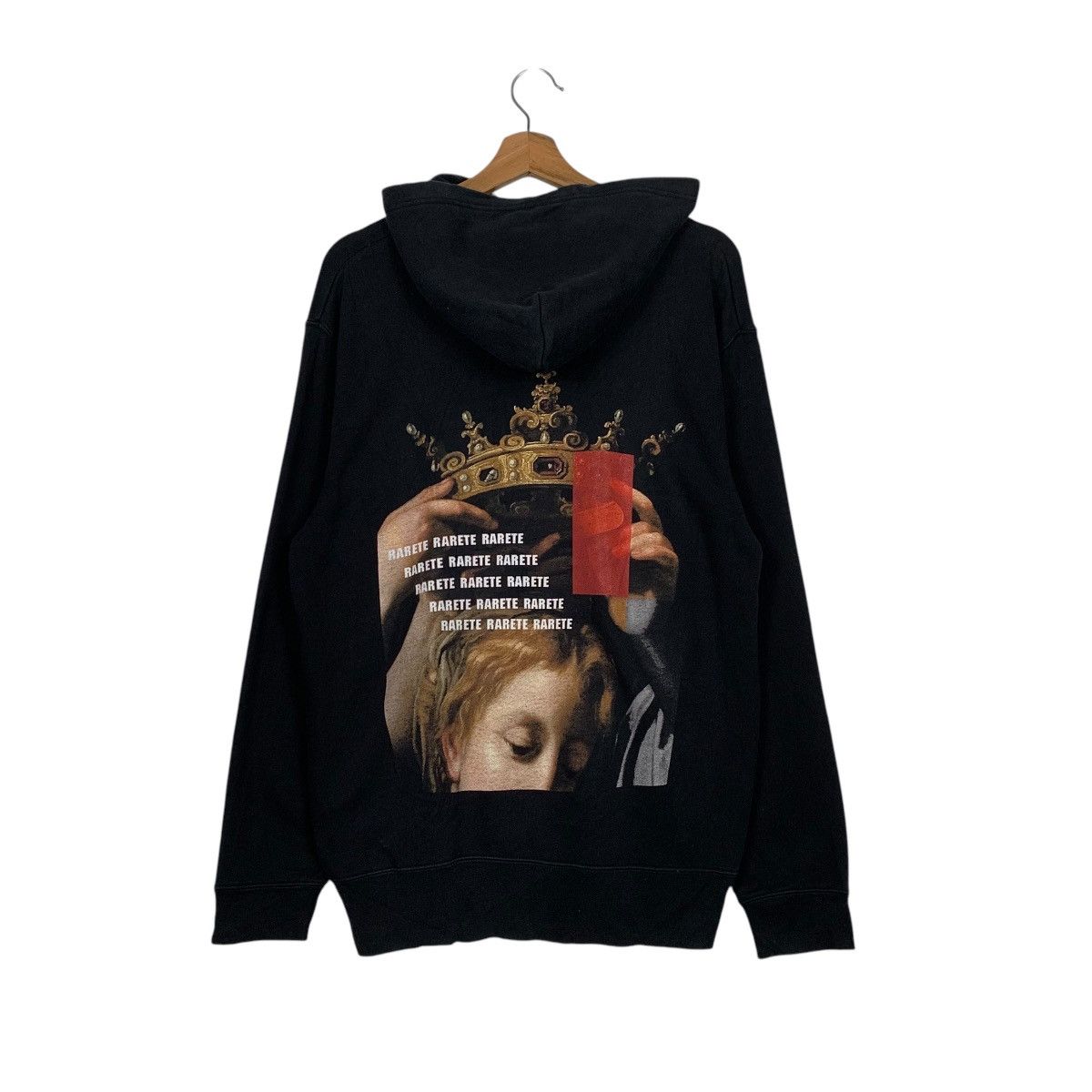 Japanese Brand Japanese Brand Rarete Big Print Hoodie Size L / US 10 / IT 46 - 1 Thumbnail