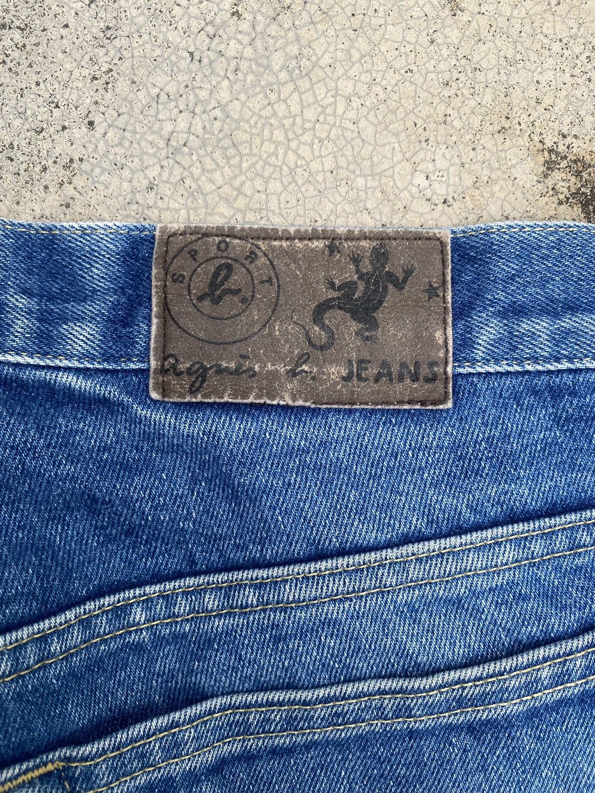 Designer × Japanese Brand × agnes b. Agnes B Homme Loose Faded Jeans Size US 32 / EU 48 - 17 Thumbnail