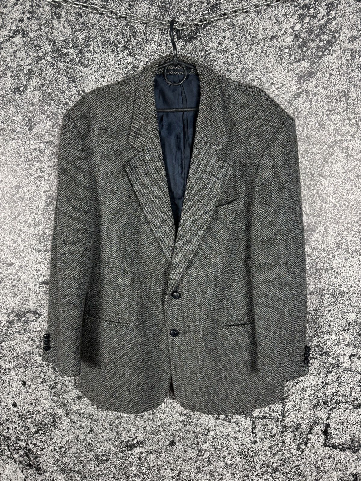 Harris Tweed Men’s Harris Tweed Bhs Menswear Wool Blazer Size 42S Size 42S - 1 Thumbnail