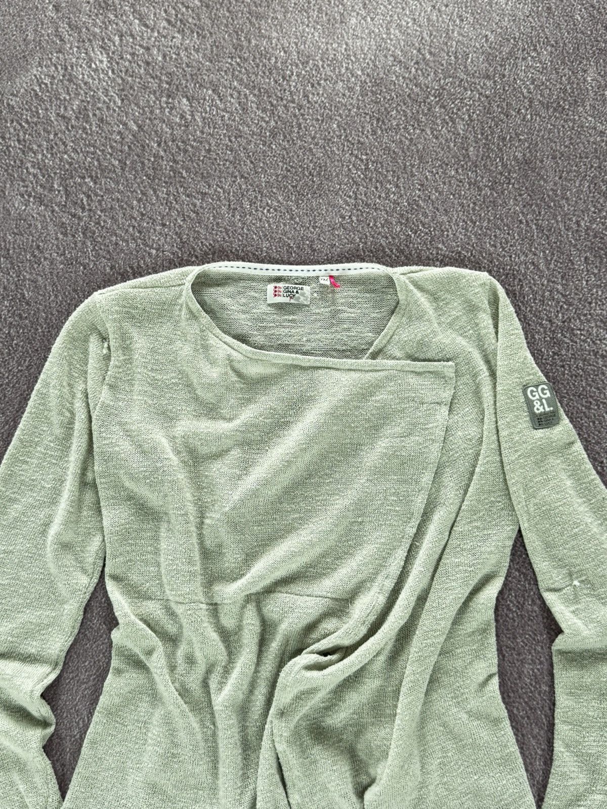 George Gina & Lucy Geroge Gina & Lucy Abstract 00s Glamour Knit Sweater Size M / US 6-8 / IT 42-44 - 2 Thumbnail