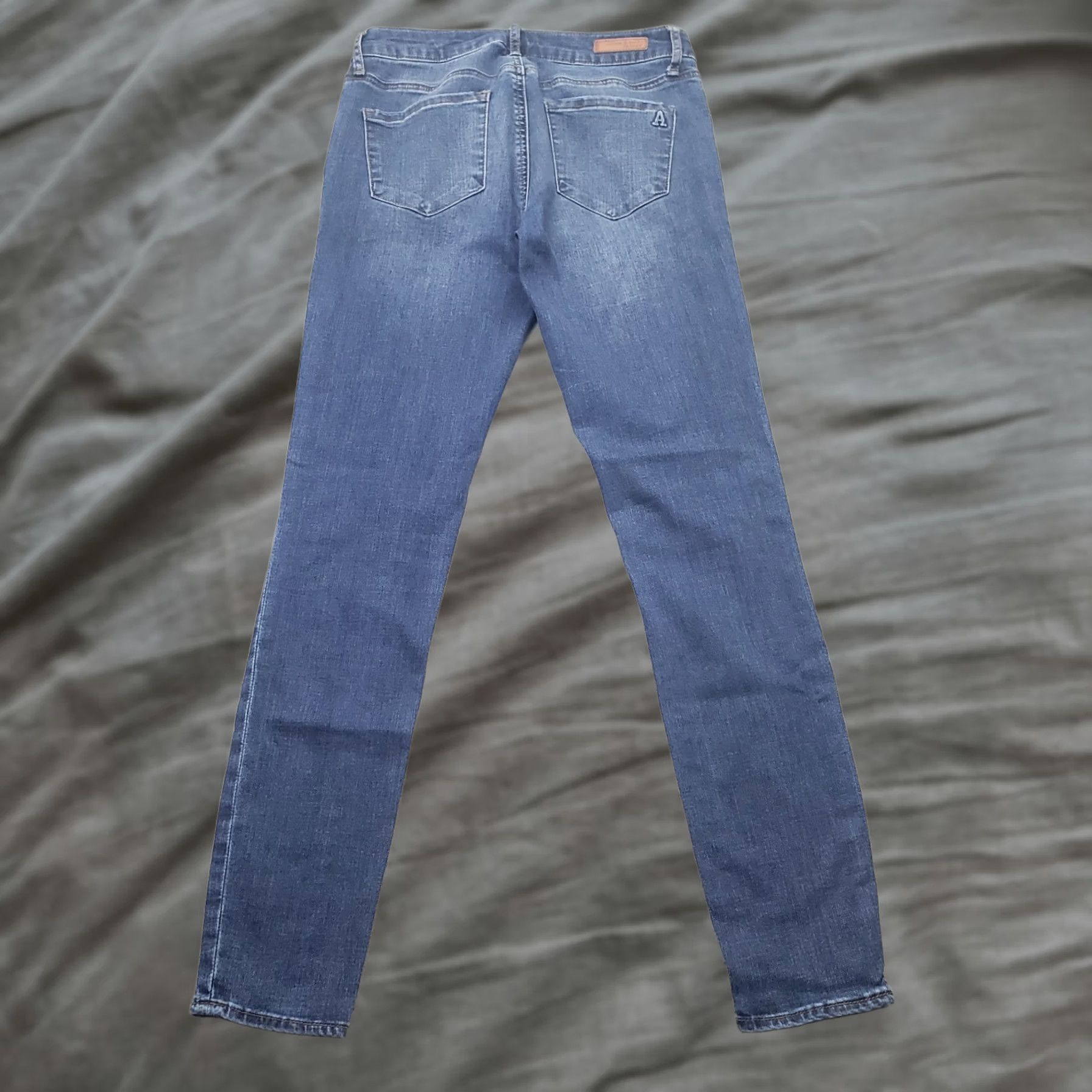 Vintage Articles Of Society Skinny Jeans Womens 27 Blue Denim Faded 5-Pocket Streetwear Size 27" / US 4 / IT 40 - 1 Thumbnail