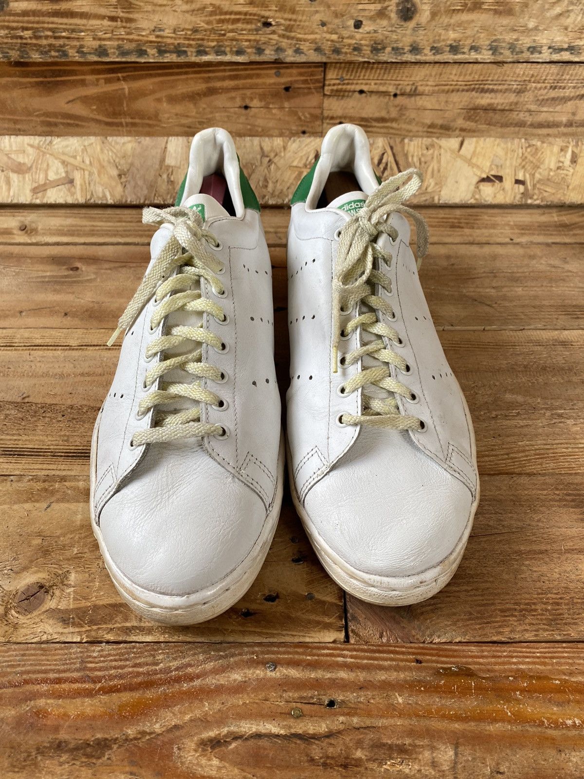 Adidas Adidas vintage stansmith low-top white leather sneakers Uk12 Size US 13 / EU 46 - 4 Thumbnail