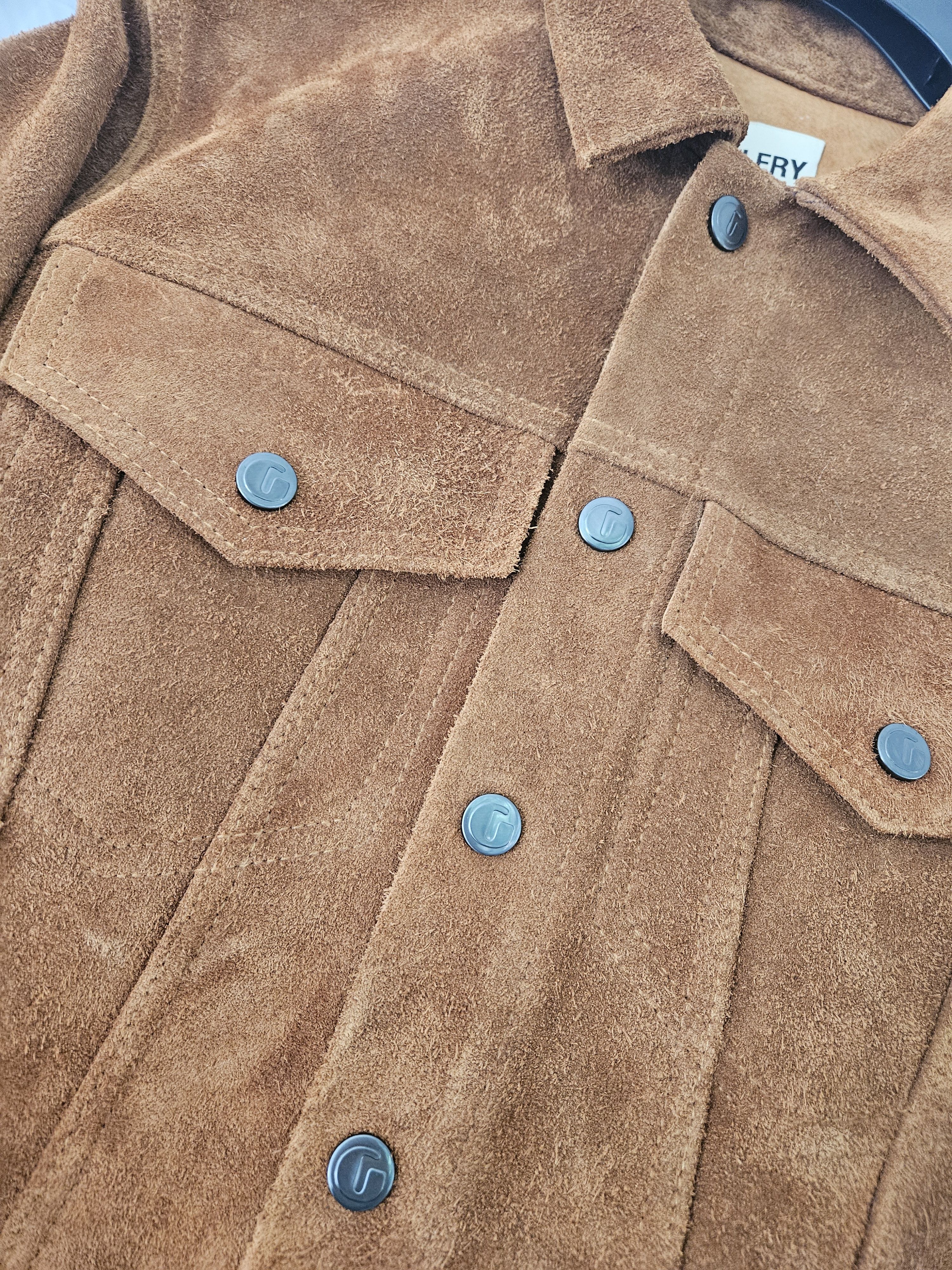 Gallery Dept. Rough Out Andy G Patch Western Beige Leather Jacket Size US S / EU 44-46 / 1 - 7 Thumbnail