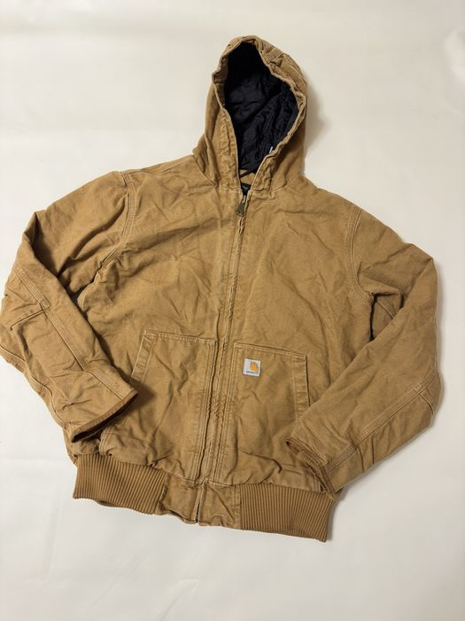 Carhartt Carhartt J130 Flannel-Lined Sandstone Duck Active Jacket