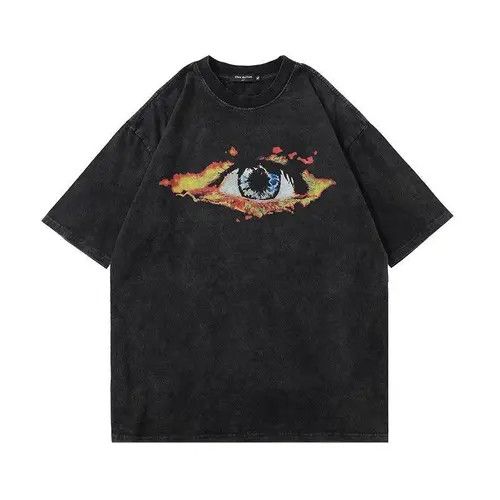 VIBE EYE Graphic Bleached T Shirt Size US M / EU 48-50 / 2 - 5 Thumbnail