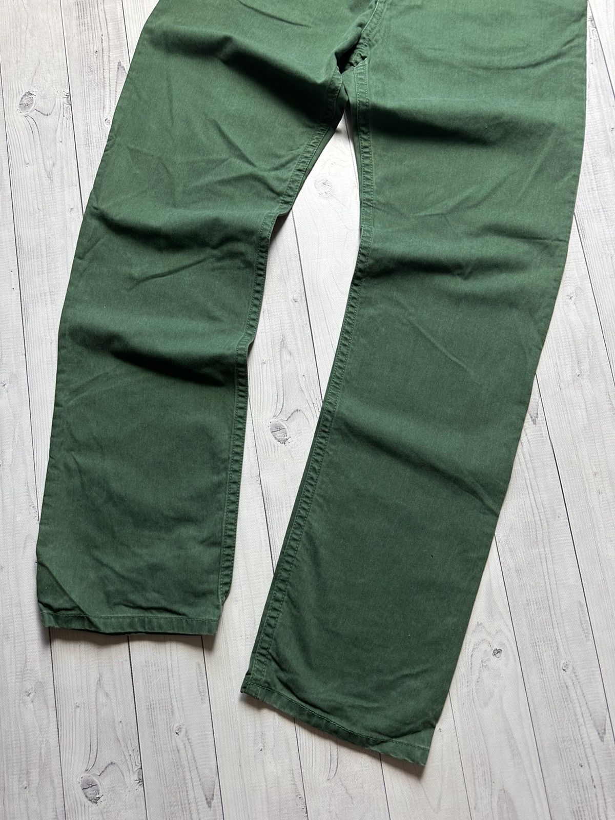 Carhartt Wip × Vintage Vintage Carhartt Wip green denim jeans size 33/34 Size US 33 - 5 Thumbnail