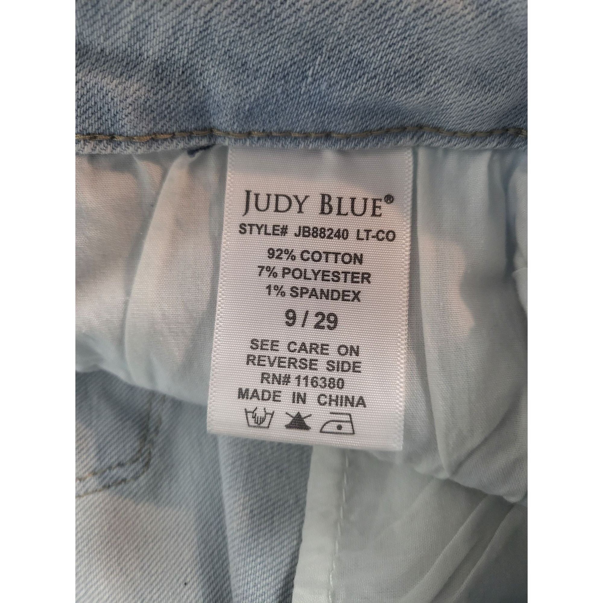 Judy Blue Judy Blue Skinny Fit Capri Jeans Women Sz 9/29 Blue Denim Ev Size 29" - 6 Thumbnail