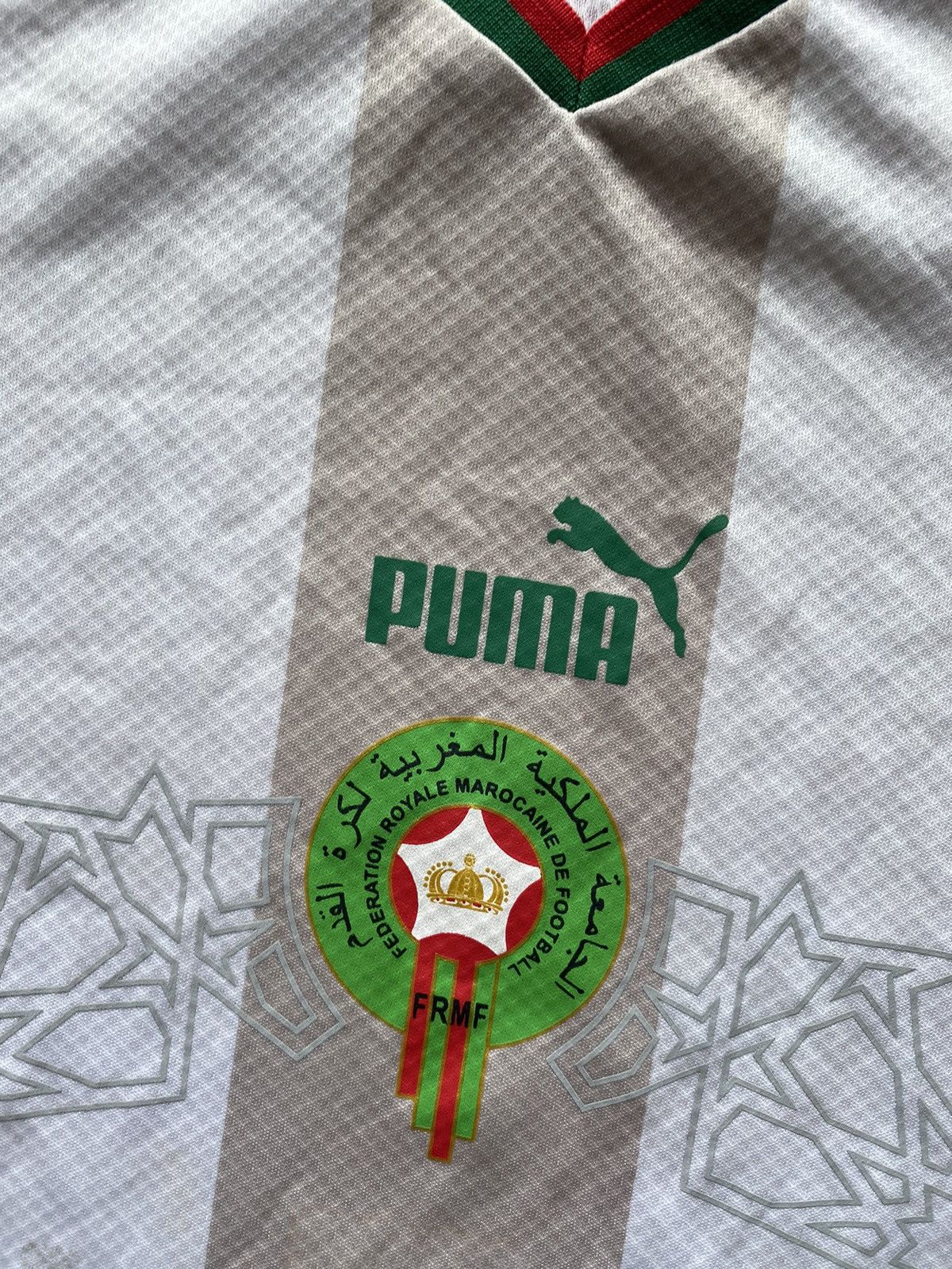 Puma × Vintage Vintage PUMA MOROCCO 2022/23 AWAY SOCCER JERSEY 7 Football Size US L / EU 52-54 / 3 - 4 Thumbnail