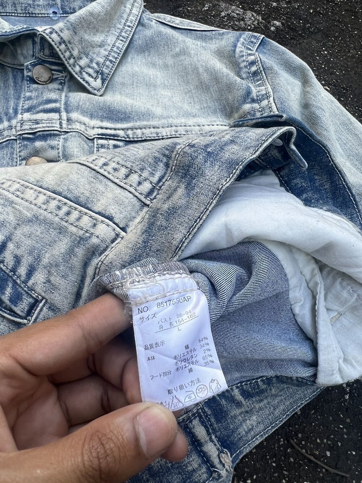 AVIALAE Avail Avant Garde Women Casual Denim Jacket Size M / US 6-8 / IT 42-44 - 4 Thumbnail