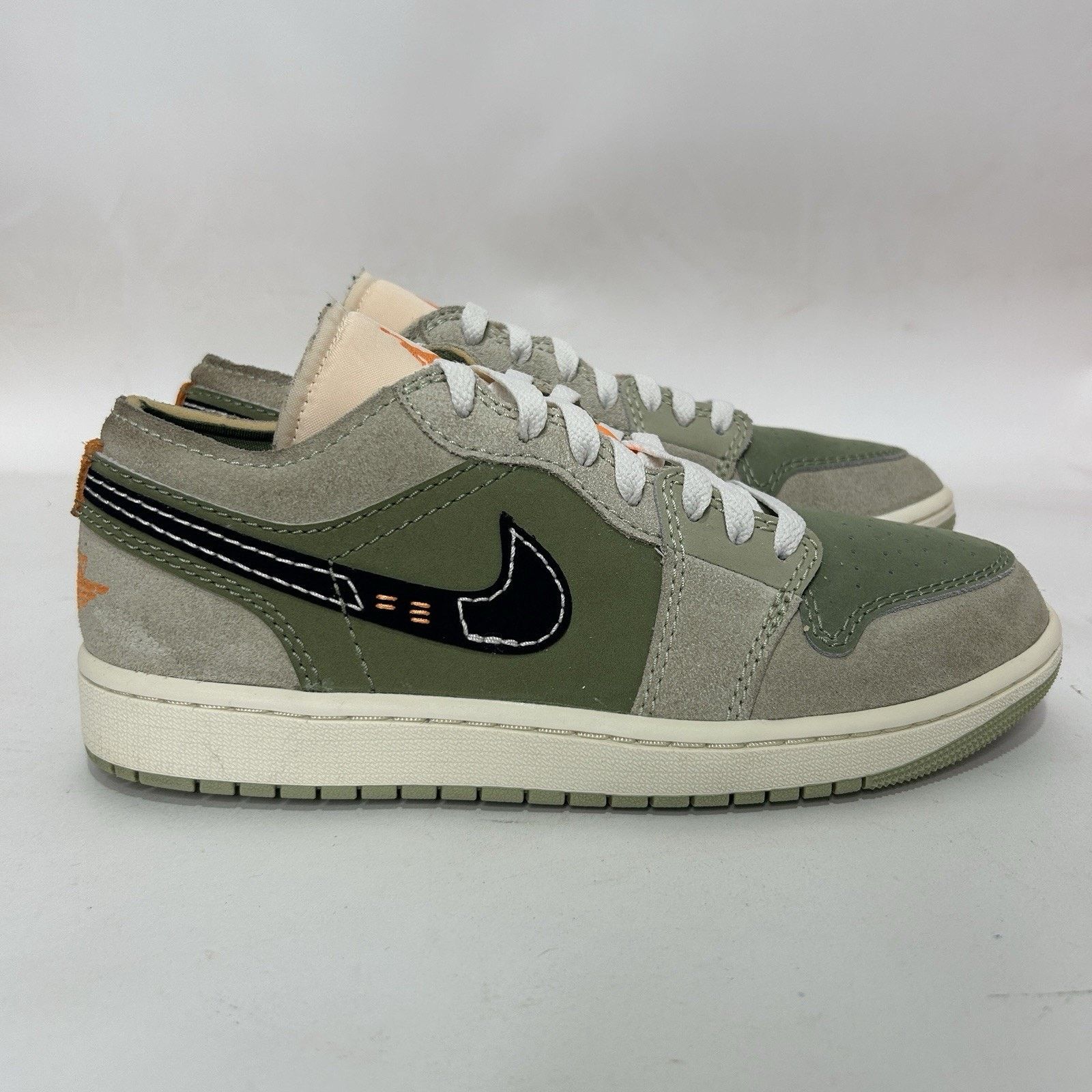 Jordan Brand Nike Air Jordan 1 Low SE Craft “Light Olive” Size US 9 / EU 42 - 4 Thumbnail