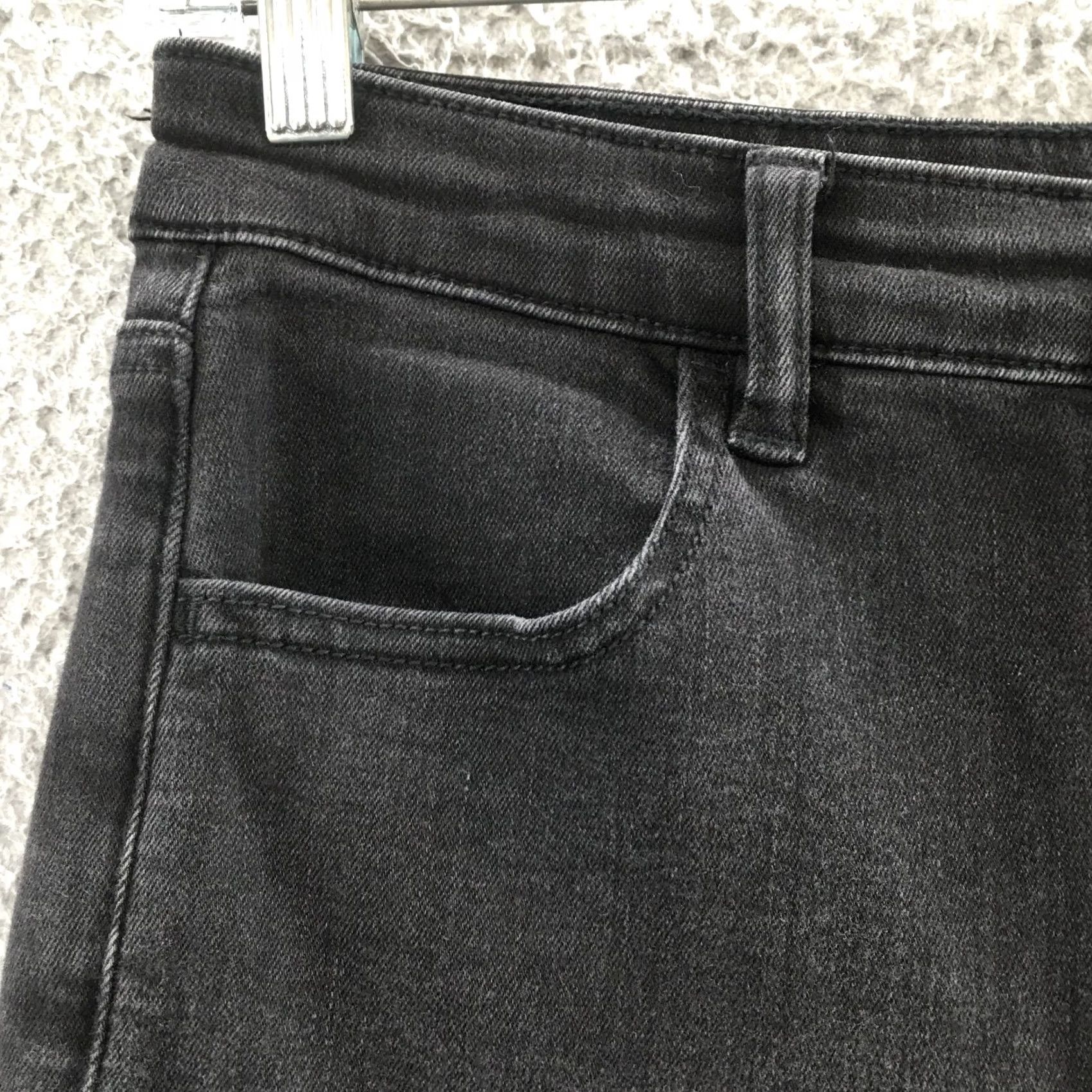 American Eagle Outfitters American Eagle Highest Rise Jegging Jeans Womens 8L Black Denim Size 30" / US 8 / IT 44 - 4 Thumbnail