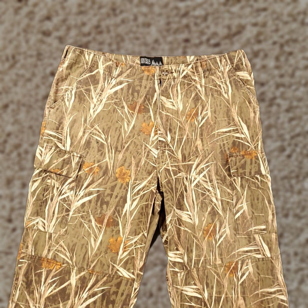 Doublet WFS Jeans Mens XL Camo Duck Hunting 90s Grunge Cargo Pockets Straight Denim Multicolor Camouflage Size US 36 / EU 52 - 1 Thumbnail