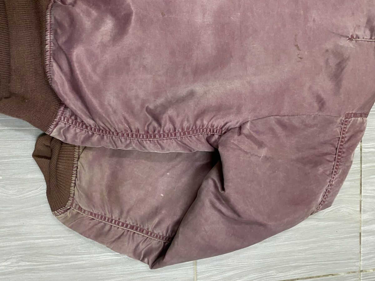 Vintage Vintage Bomber Burgundy Faded Distressed Size US L / EU 52-54 / 3 - 10 Thumbnail