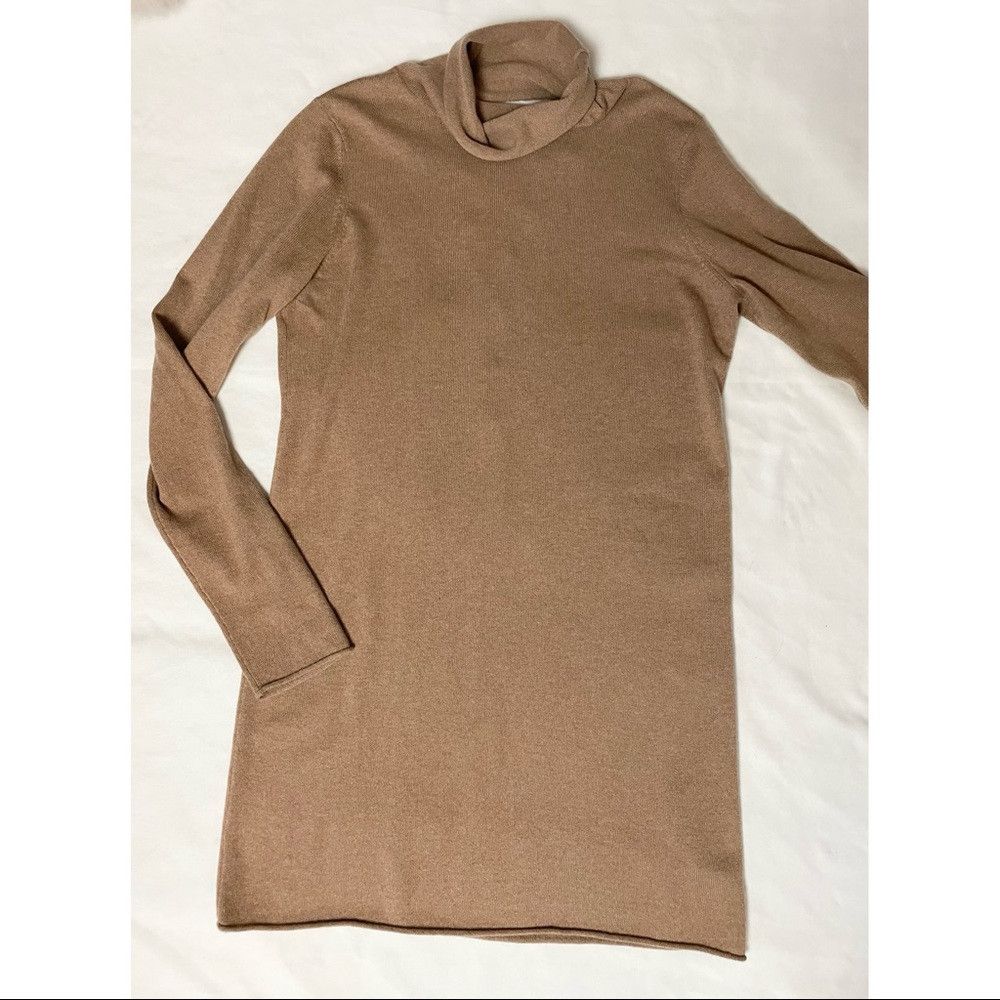Anthropologie New n:Philanthropy Turtleneck Sweater Lace-up Back Wool Dre Size L / US 10 / IT 46 - 6 Thumbnail