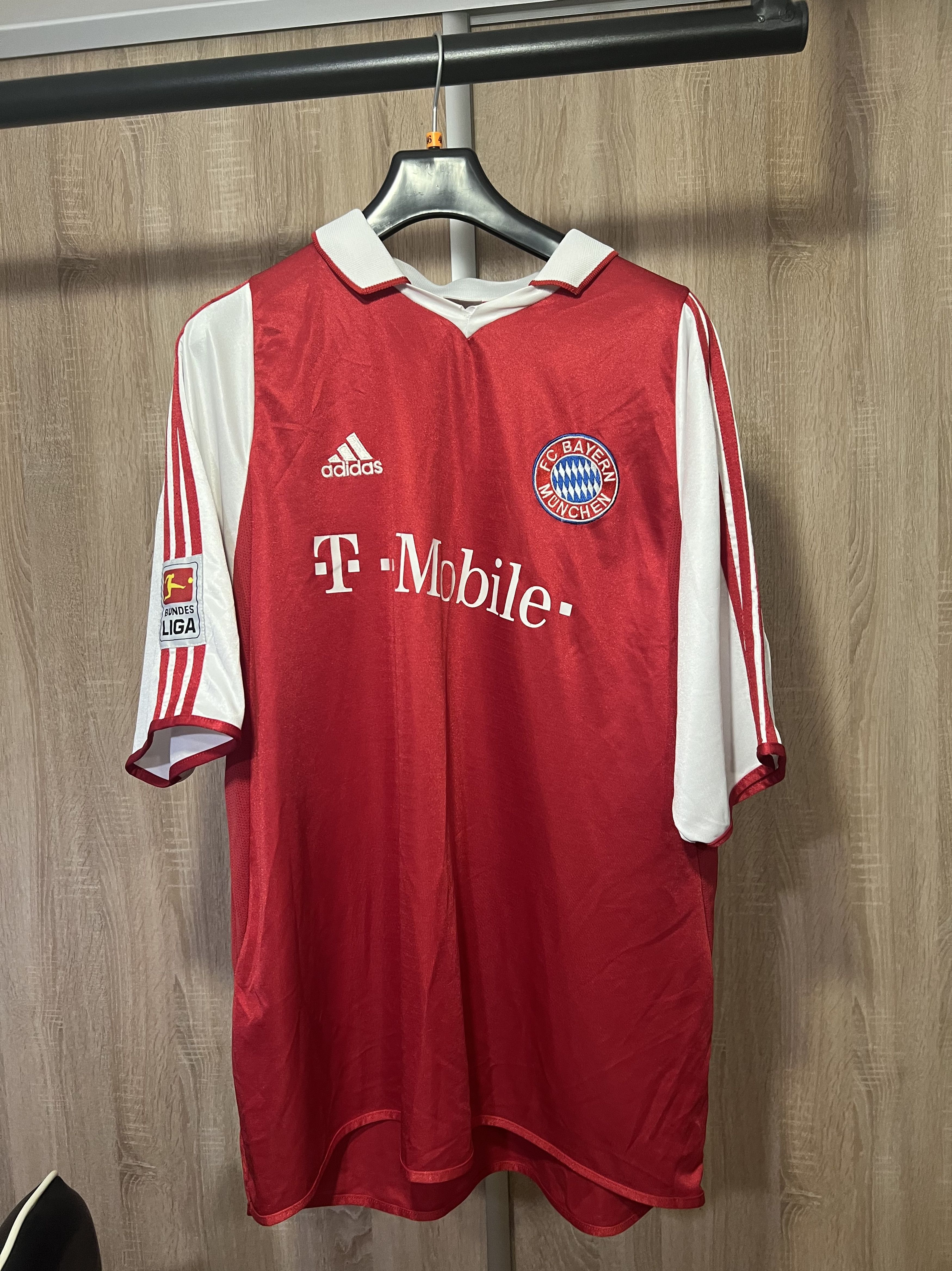 Adidas × Vintage Bayern Munich 2002/2003 Home Football Shirt | Makaay Size US XXL / EU 58 / 5 - 1 Thumbnail
