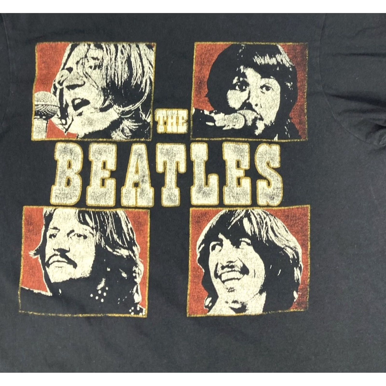 Vintage VINTAGE The Beatles Graphic Shirt Women Small Black Short Sleeve Merch Music Size S / US 4 / IT 40 - 2 Thumbnail