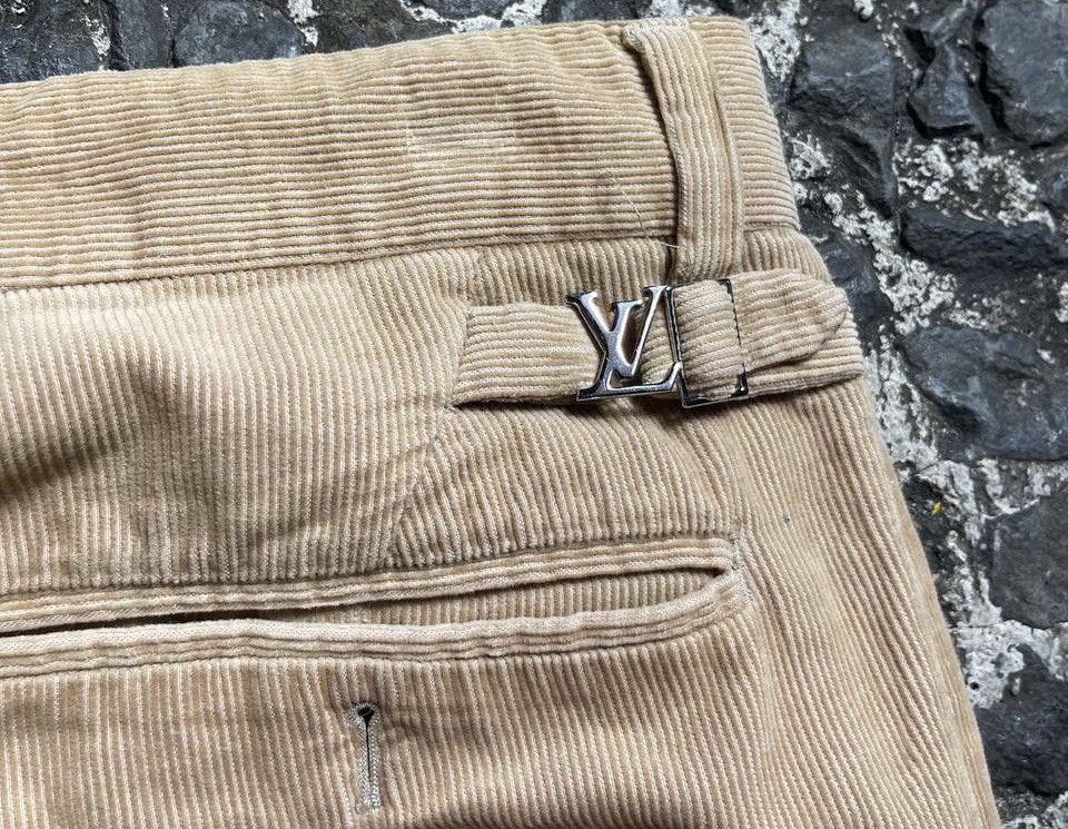 Louis Vuitton LV - Buckle Silver Logo Cords Pants Size US 30 / EU 46 - 6 Thumbnail