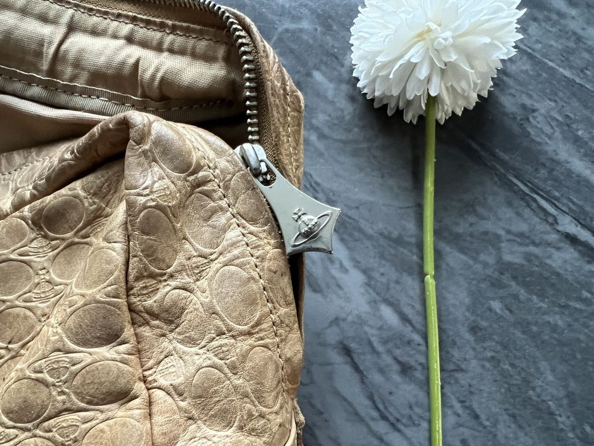 Vivienne Westwood Vivienne Westwood : Monogram Orb Logo Leather Handle Bag Size ONE SIZE - 13 Thumbnail