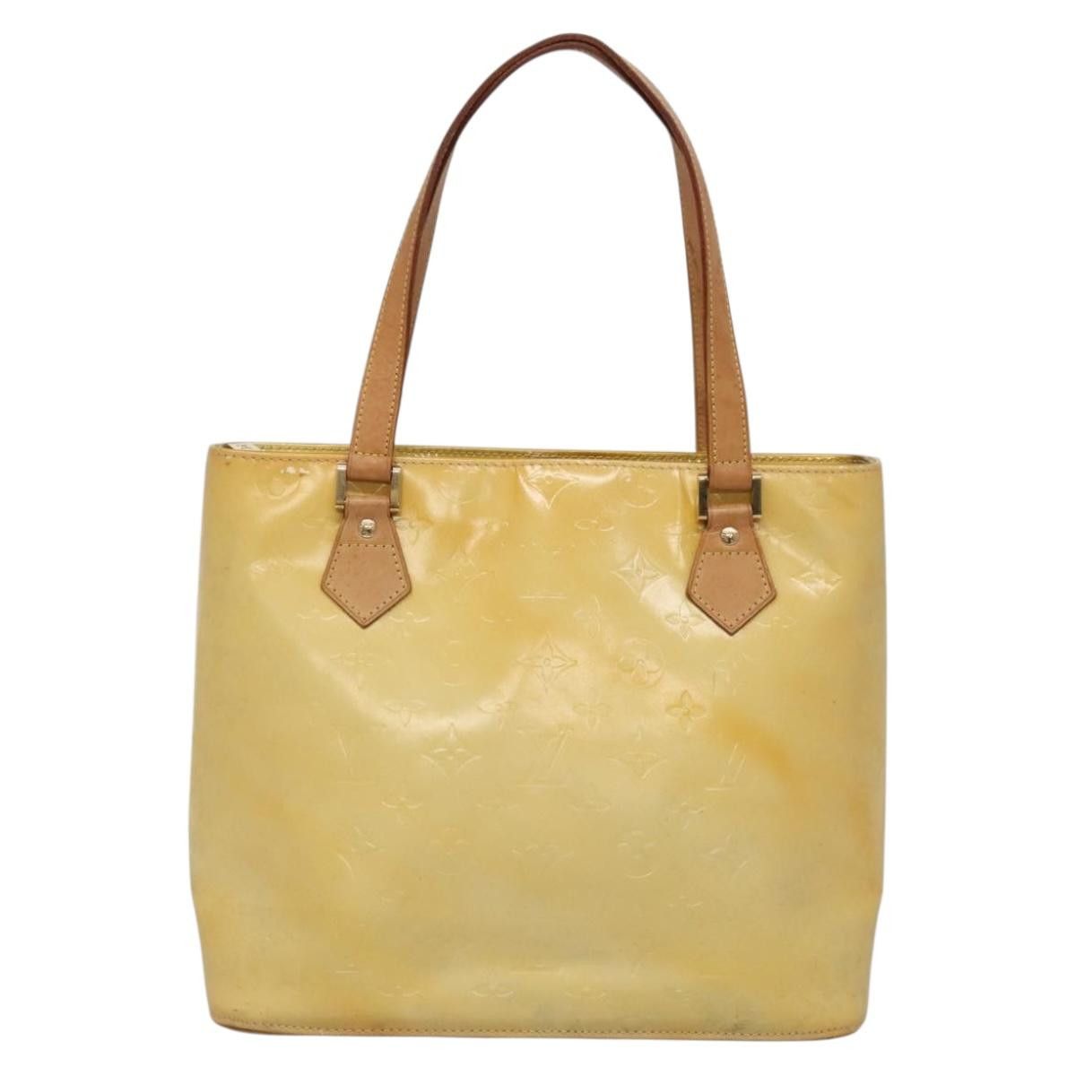 Louis Vuitton LOUIS VUITTON Monogram Vernis Houston Hand Bag Gris M91053 Size ONE SIZE - 2 Thumbnail